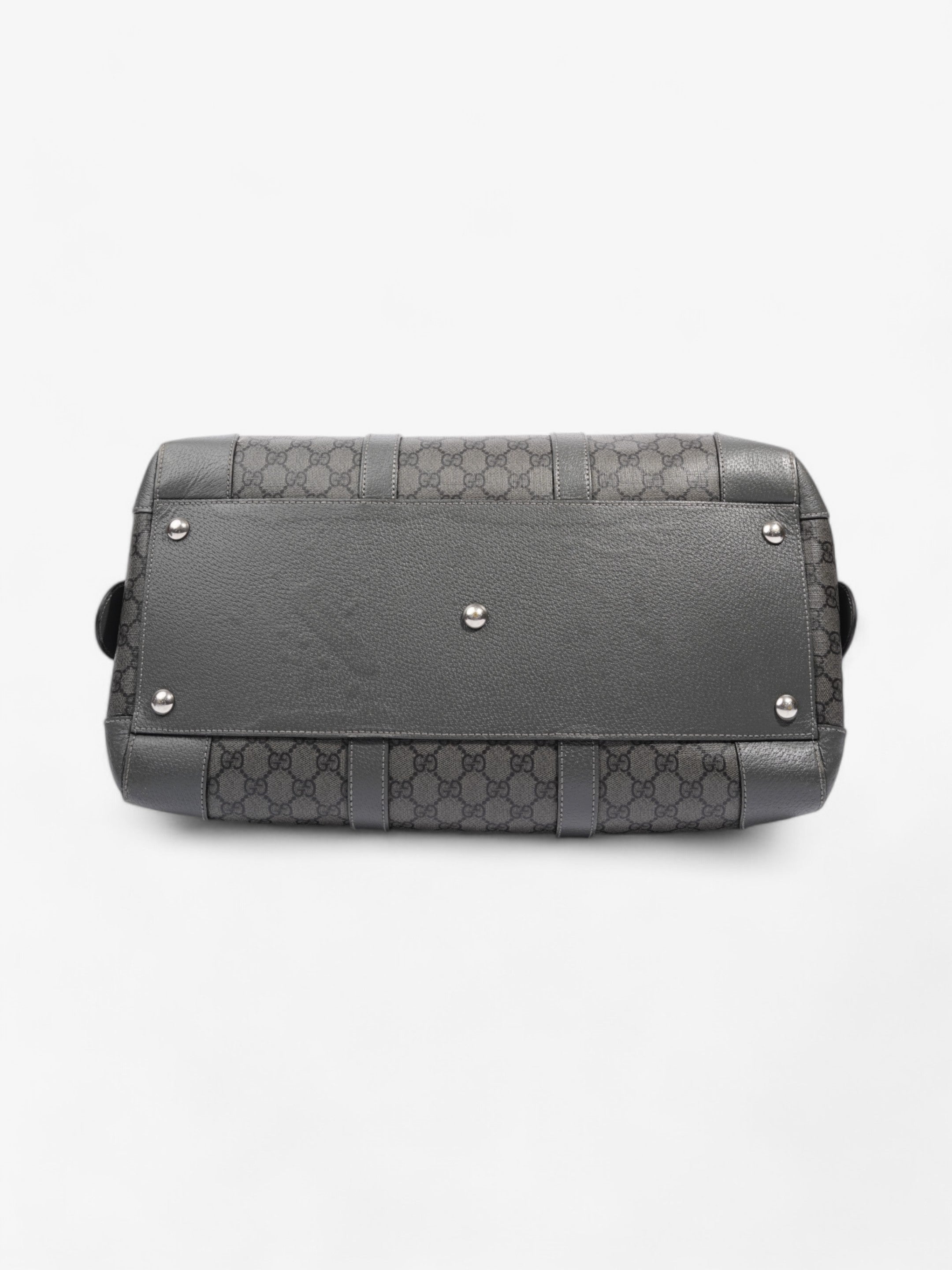 Gucci Ophidia Duffle Bag GG Supreme / Grey Coated Canvas