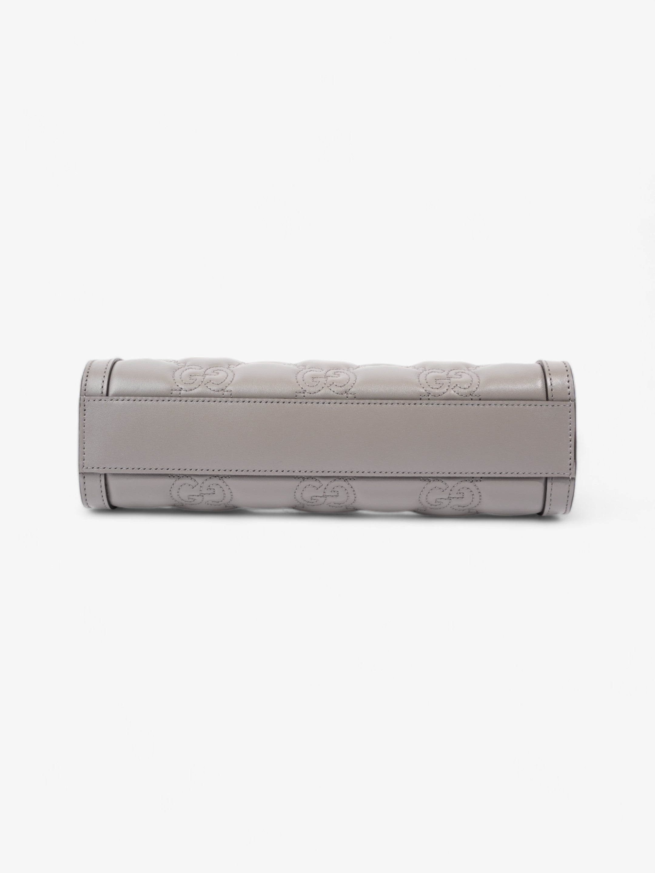 Gucci GG Matelass� Grey Matelasse Leather Small