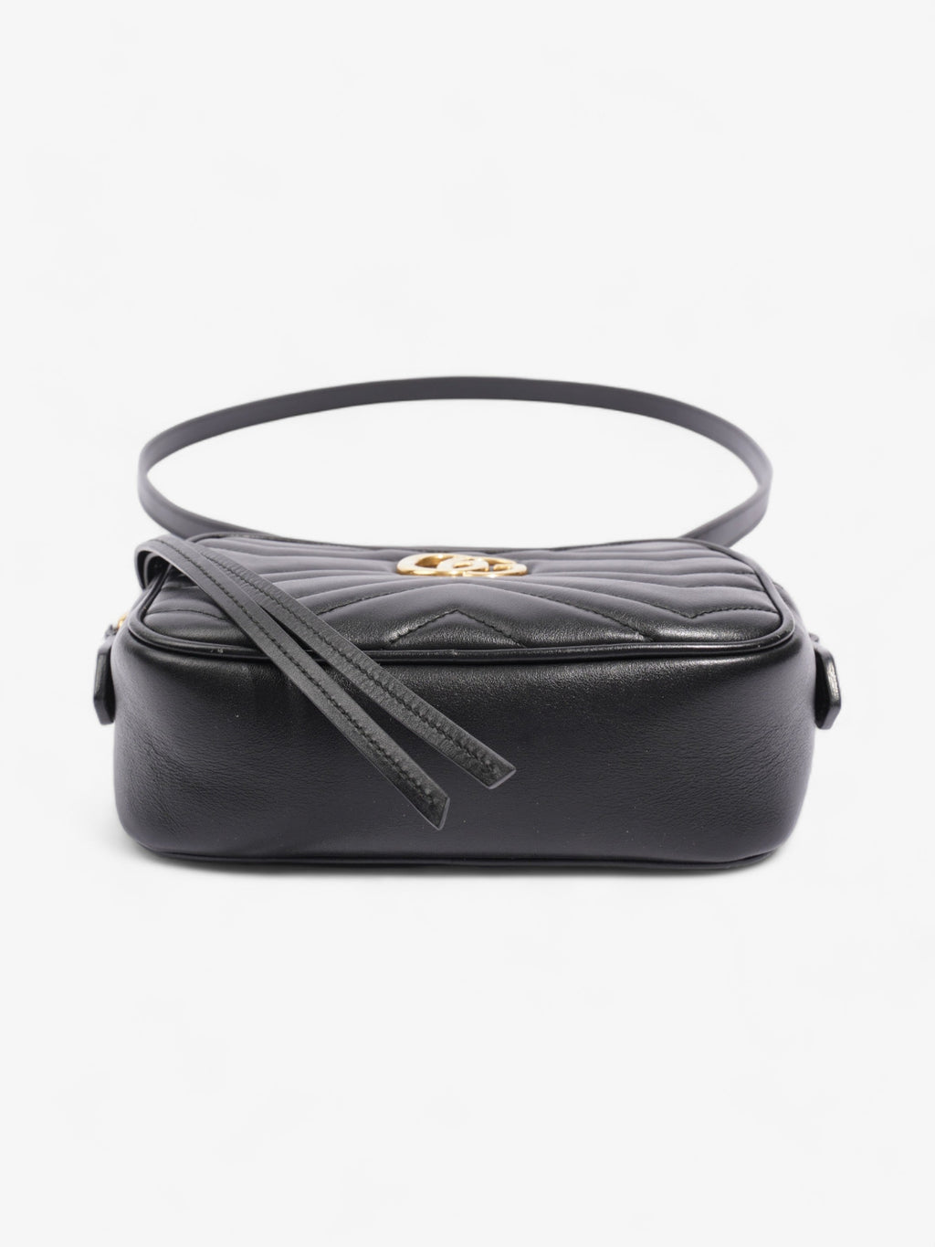 Gucci GG Marmont Black Matelasse Leather Mini