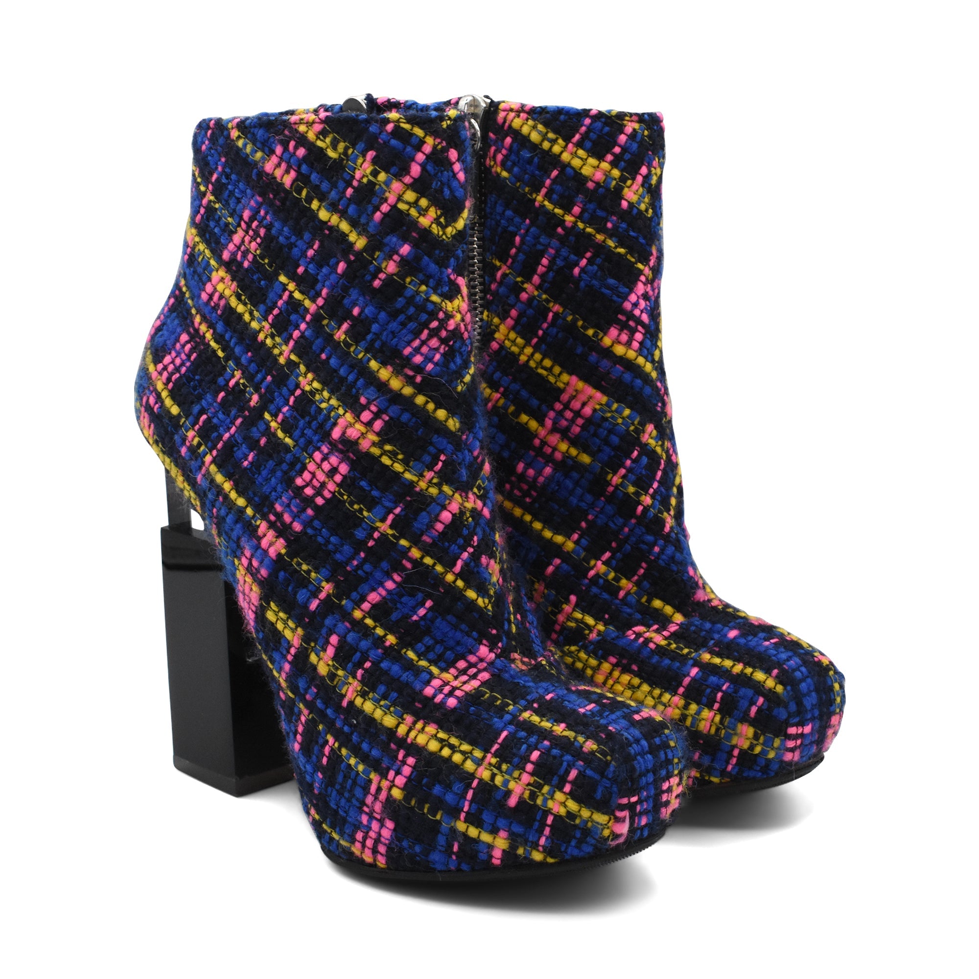 Nicholas Kirkwood x Erdem Tweed Boots - Women's 36