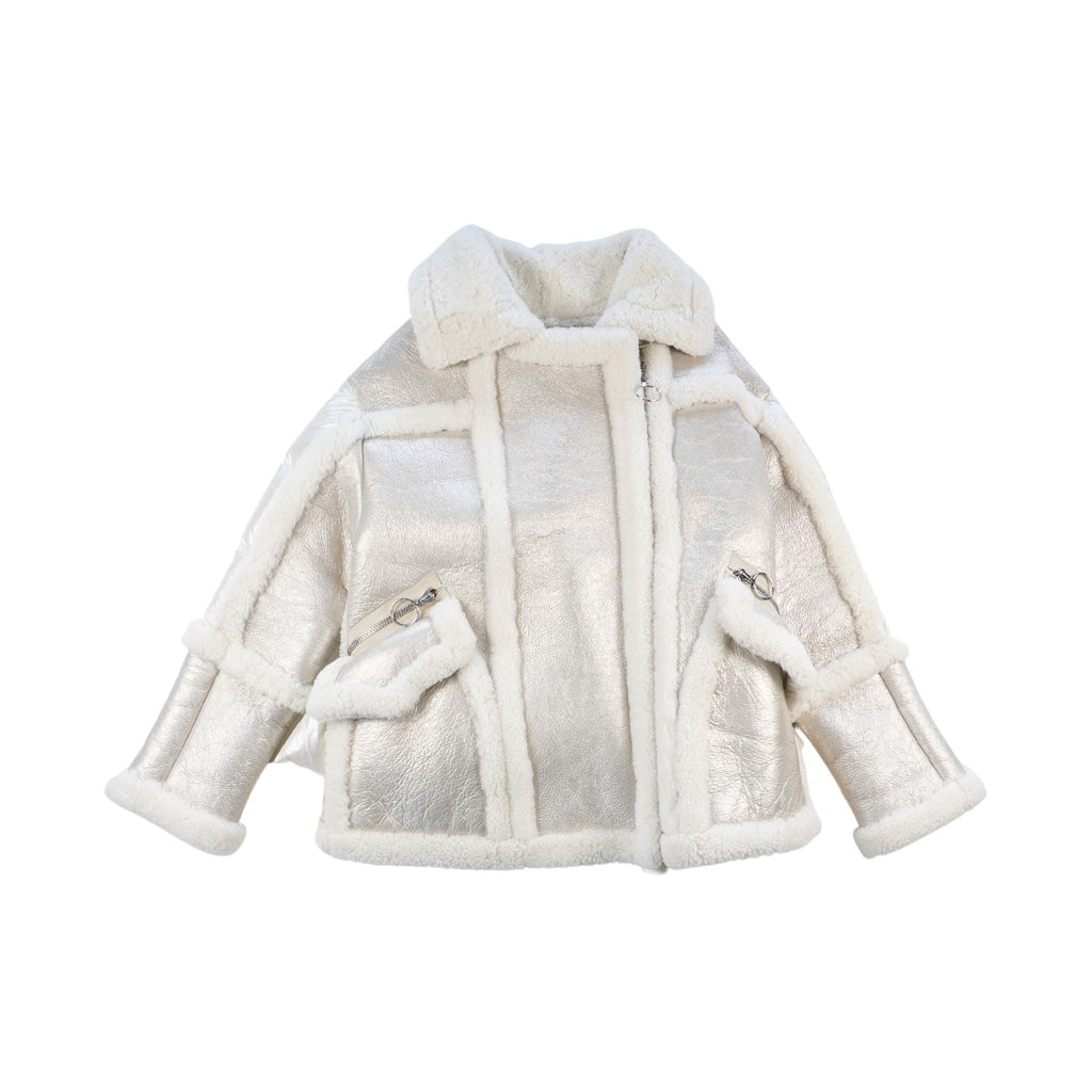 Nicole Benisti 'Montaigne' Aviator Jacket - Women's S