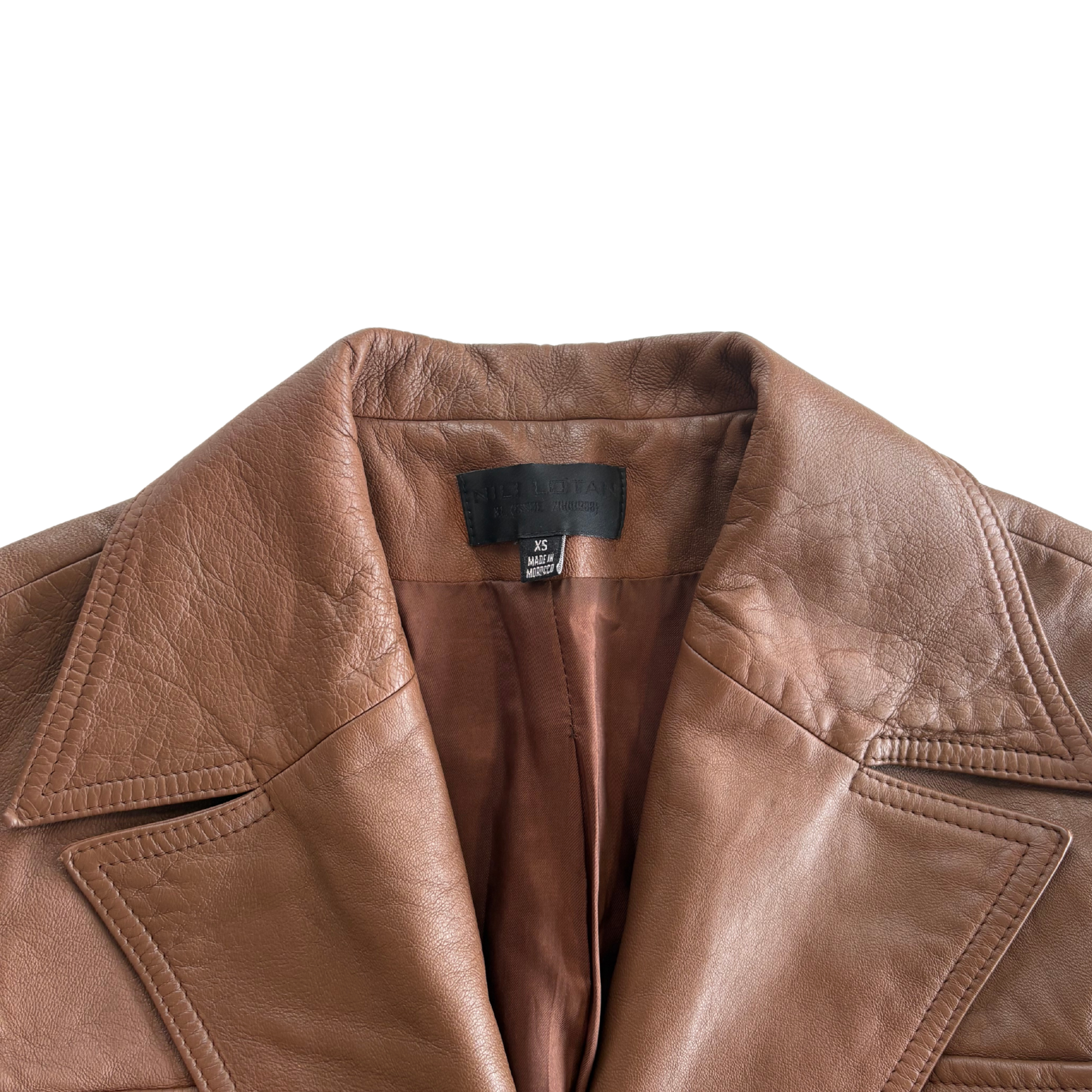 Nili Lotan Leather Trench Coat - Women's XS