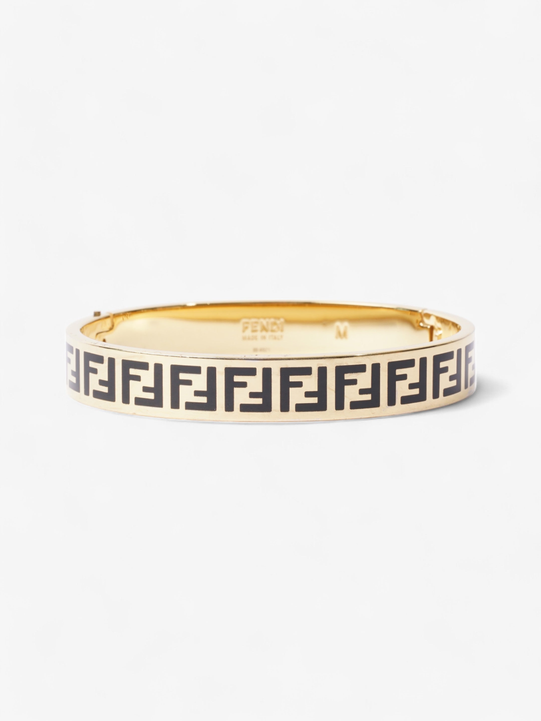 Fendi Forever Fendi Bracelet Gold / Black Base Metal Medium