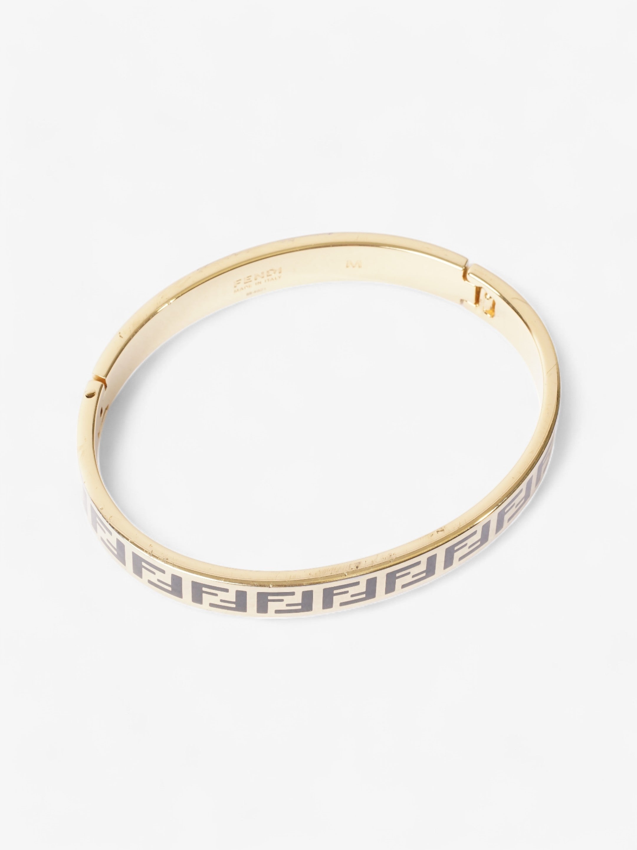 Fendi Forever Fendi Bracelet Gold / Black Base Metal Medium