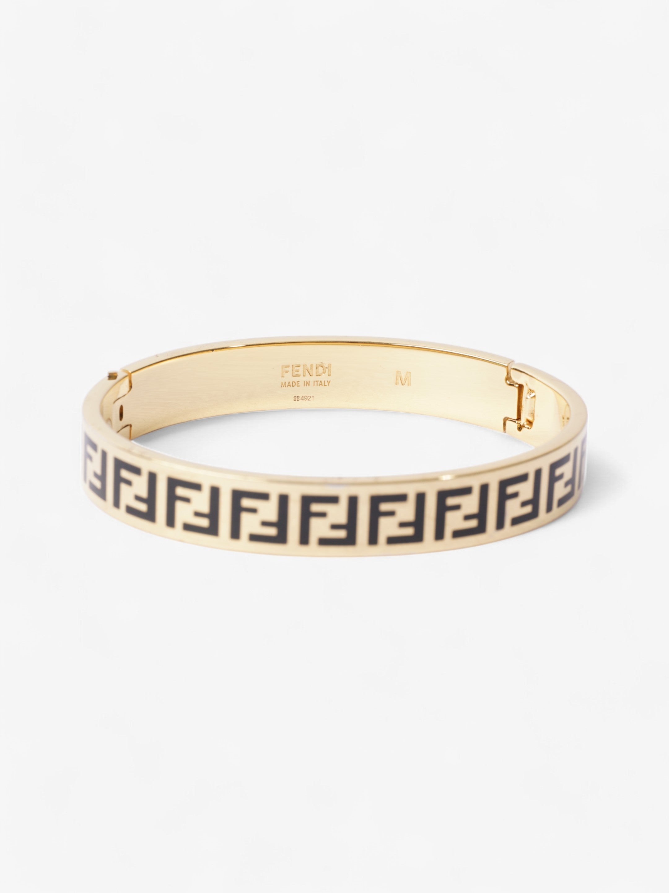 Fendi Forever Fendi Bracelet Gold / Black Base Metal Medium