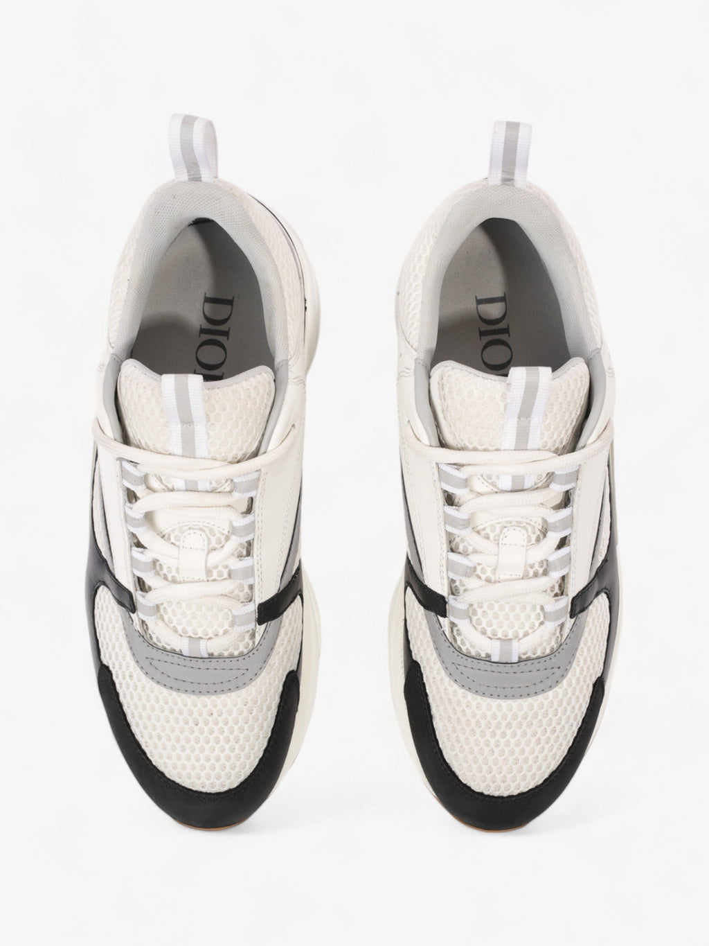 Christian Dior B22 White / Black / Grey Mesh EU 41 UK 7