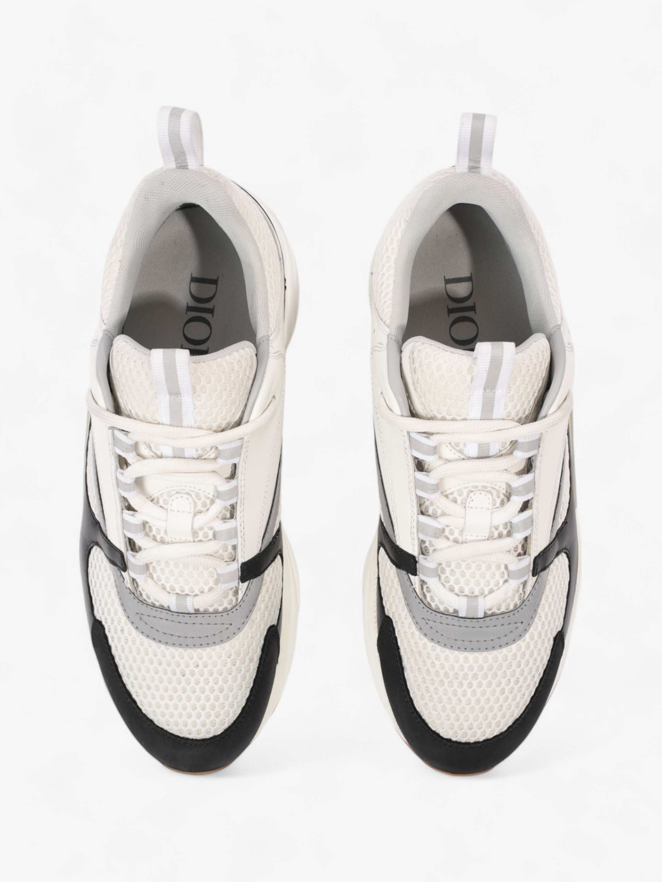 Christian Dior B22 White / Black / Grey Mesh EU 41 UK 7