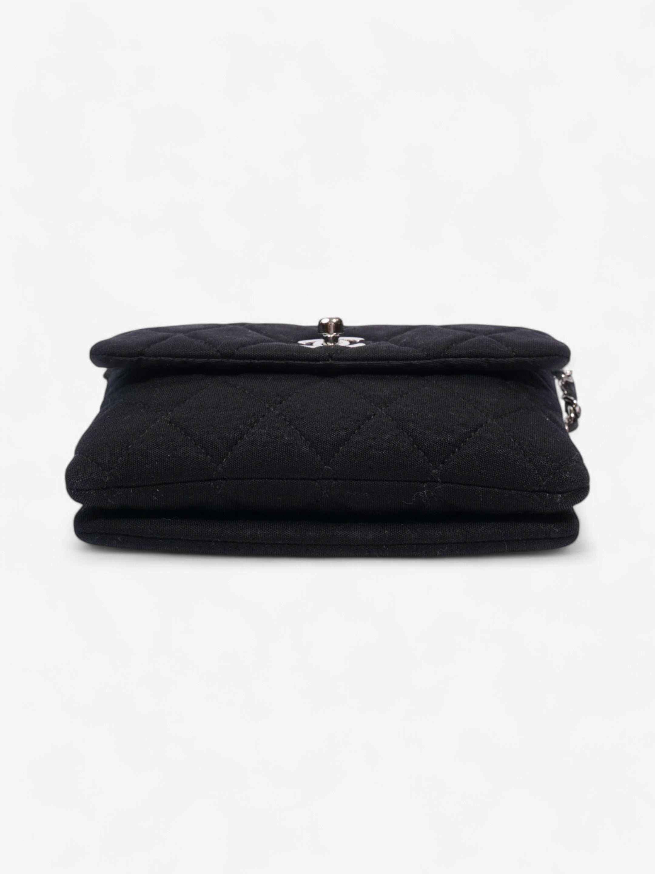 Chanel CC Flap Bag Black Cotton Mini