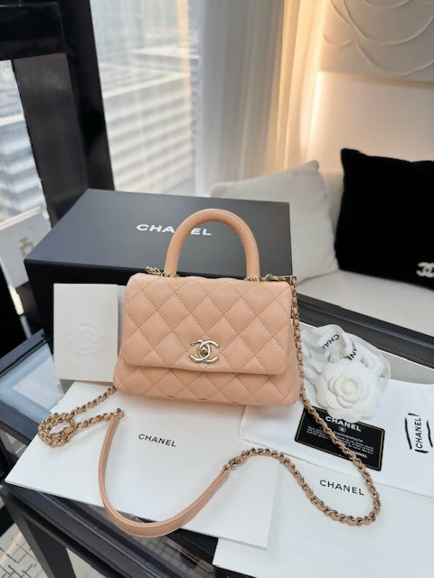 Chanel (21) Coco Handle Mini Flag Bag