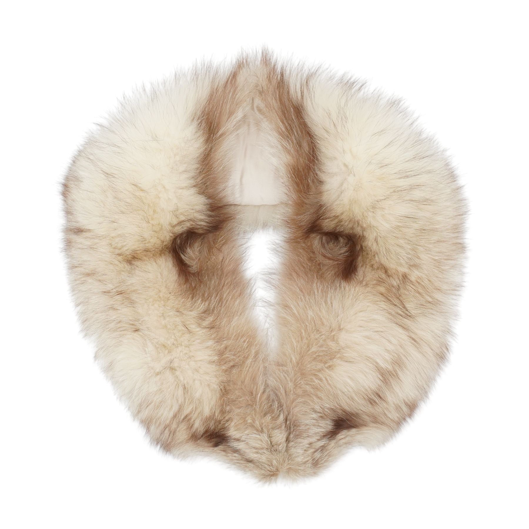 White Fox Fur Shawl