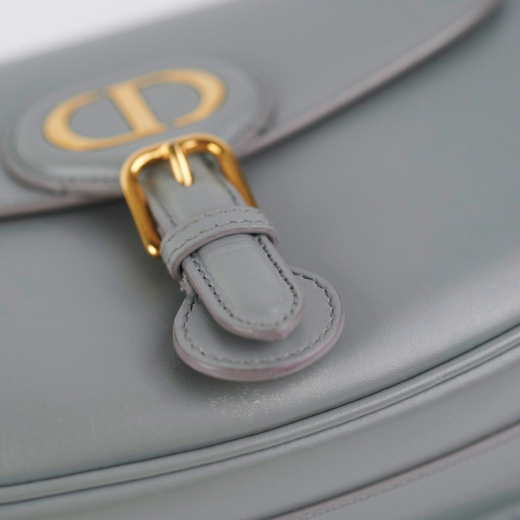 Christian Dior Medium Bobby Grey Calfskin Bag