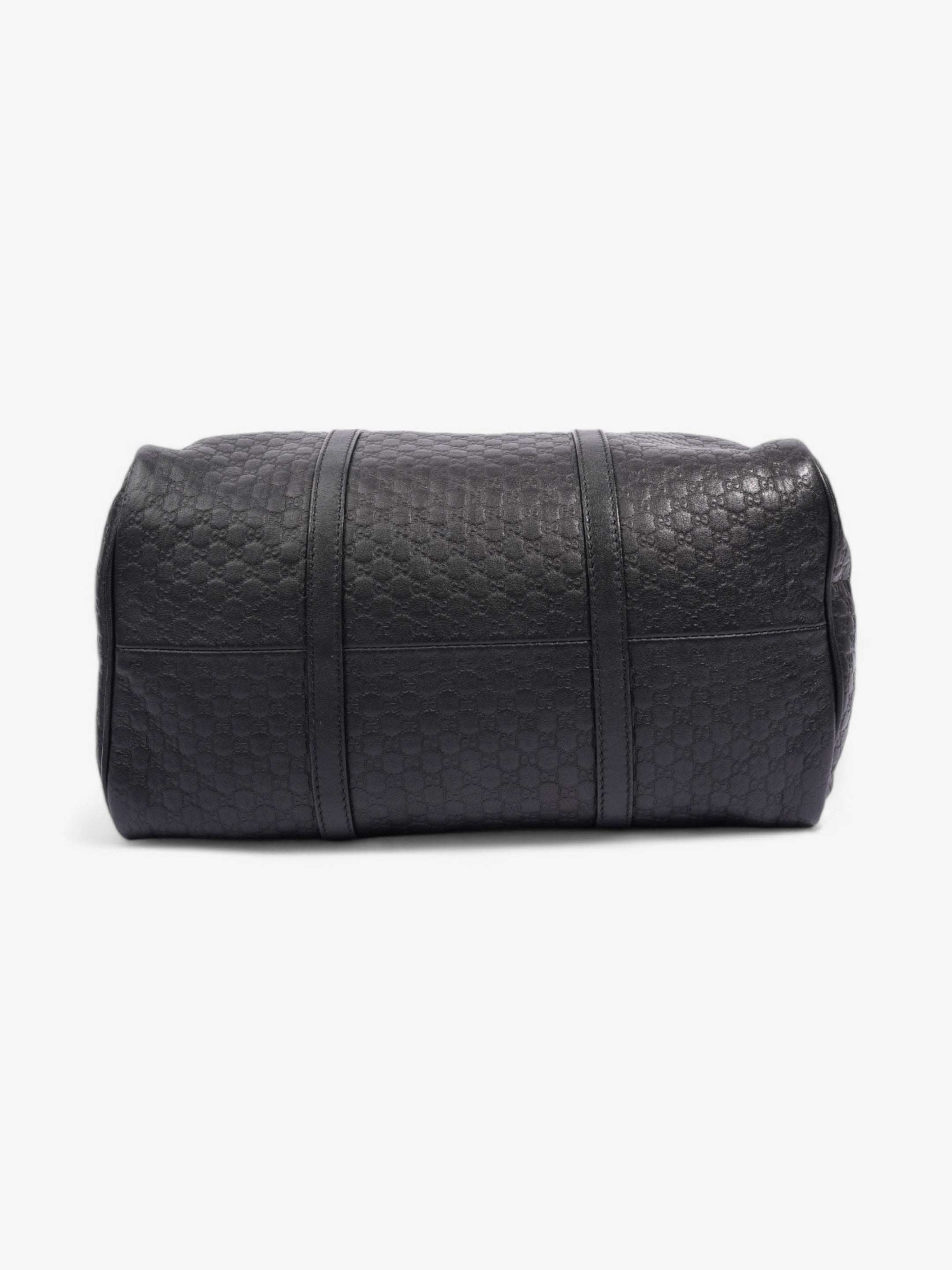 Gucci Boston Bag Microguccissima Black Leather
