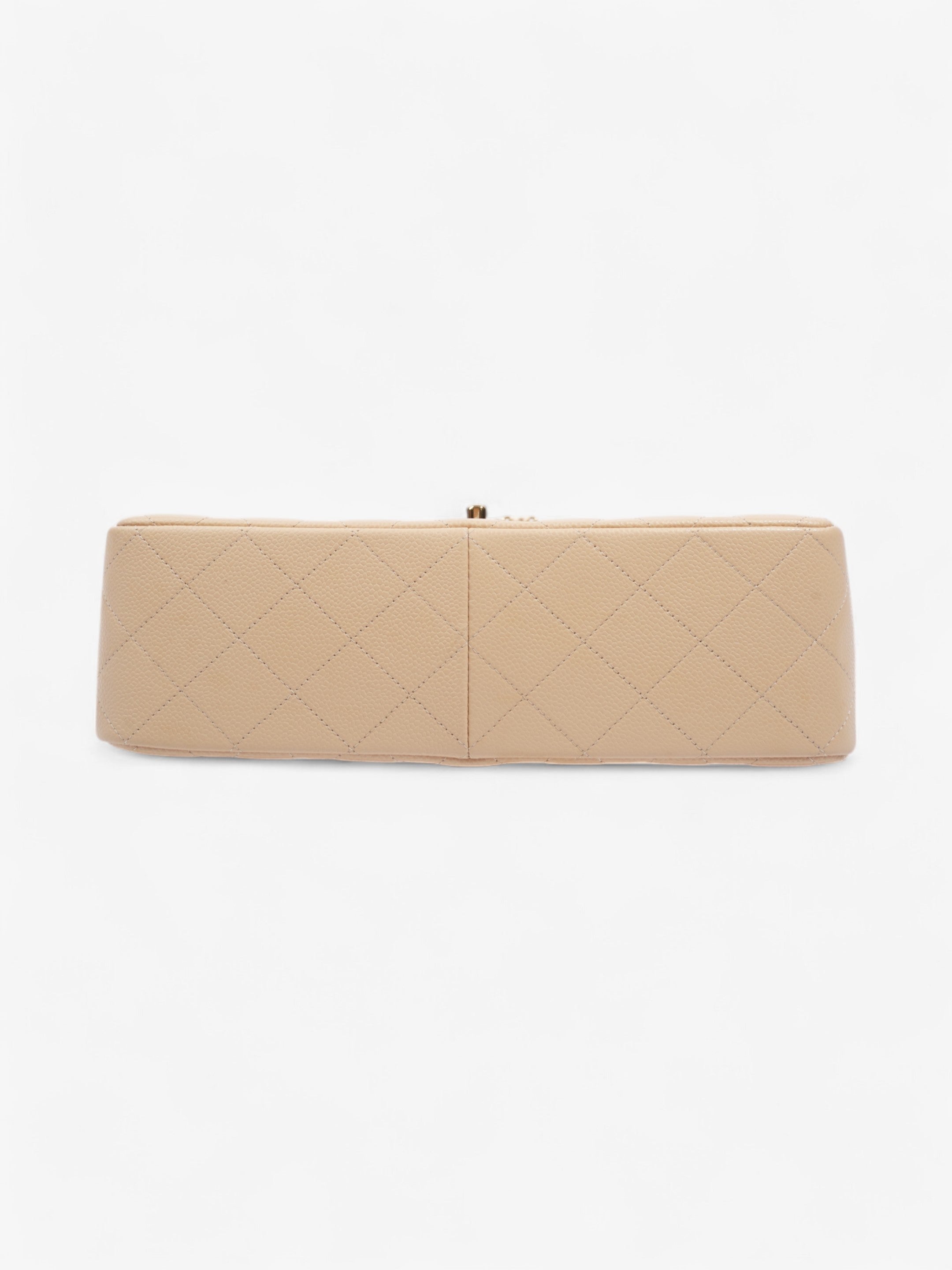Chanel Classic Double Flap Nude Caviar Leather Jumbo