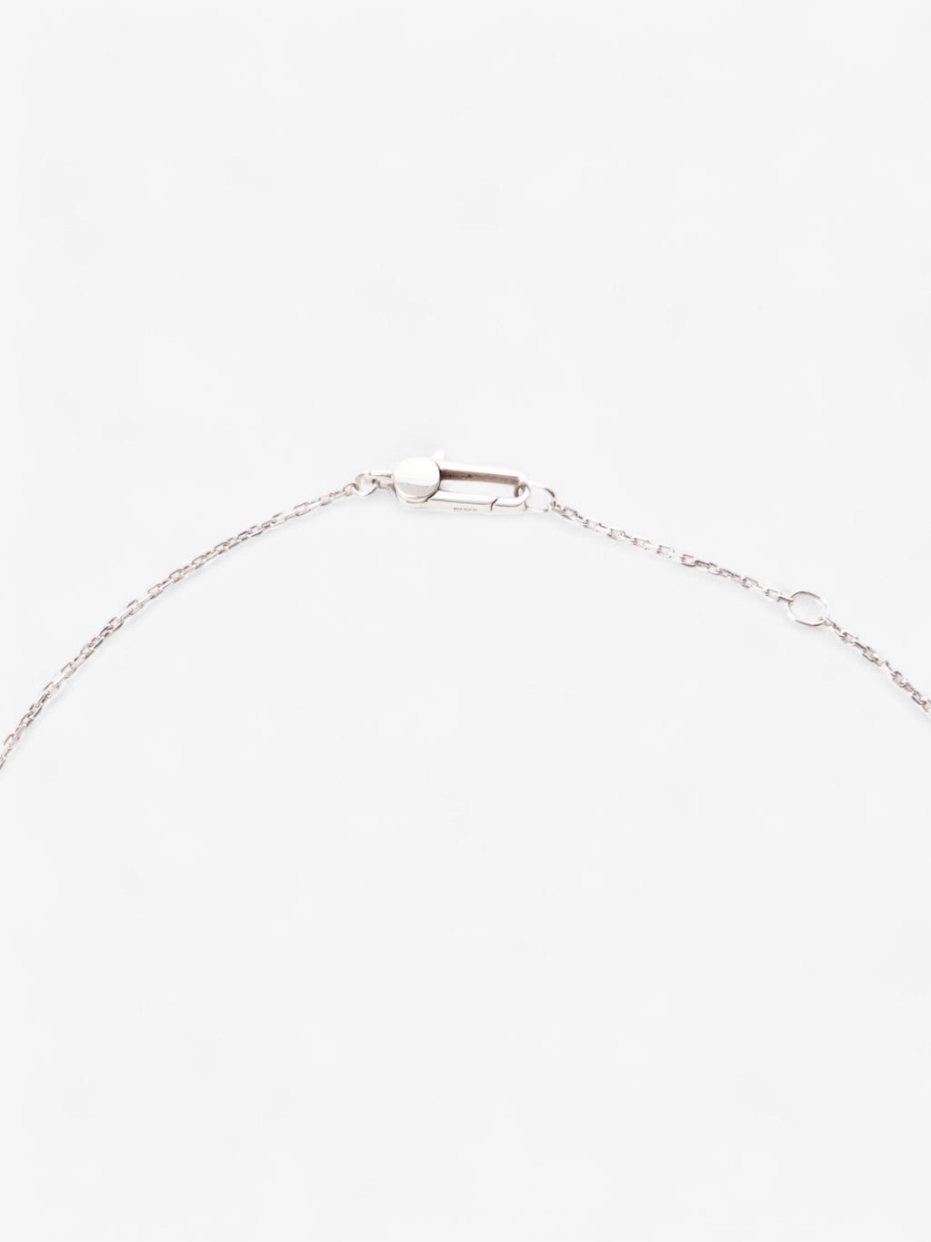 Gucci Trademark Heart Necklace Silver Silver Sterling
