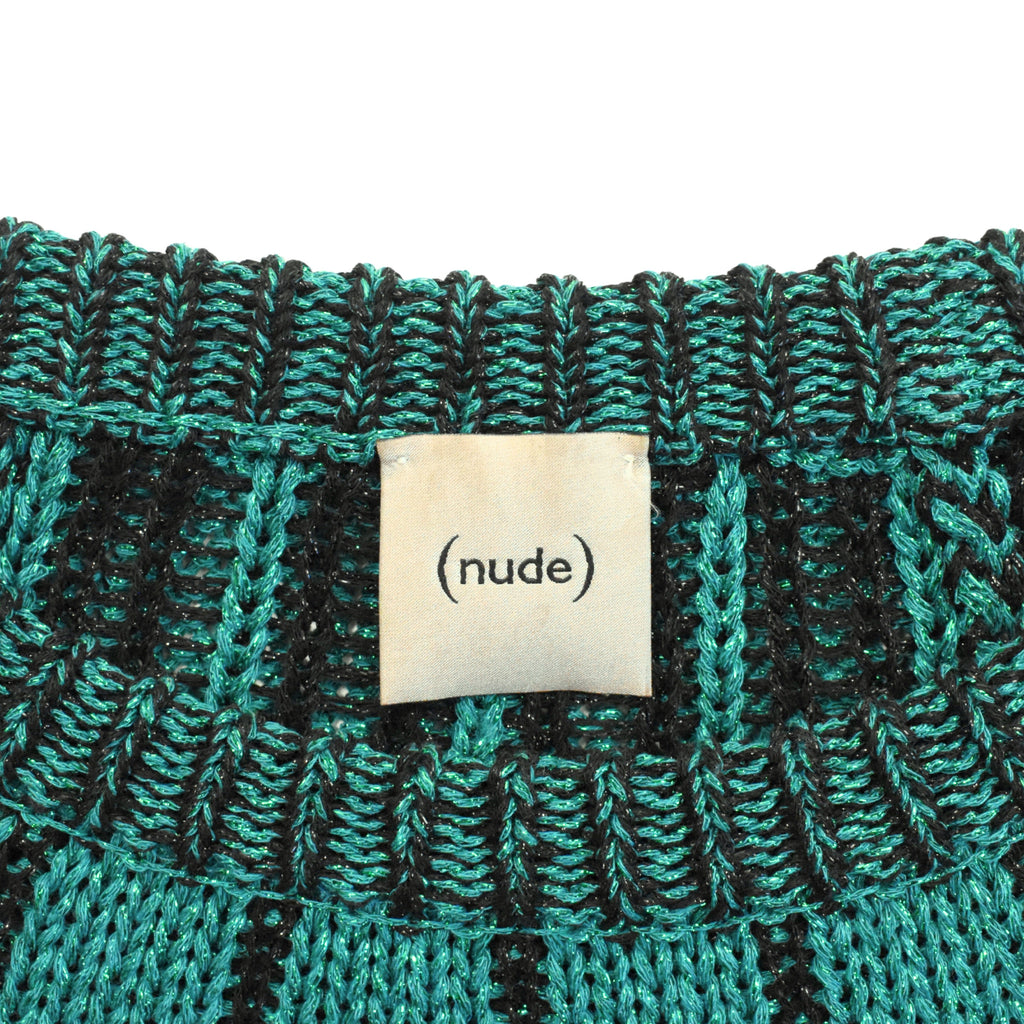 Nude Metallic Knit Sweater - Women's 40