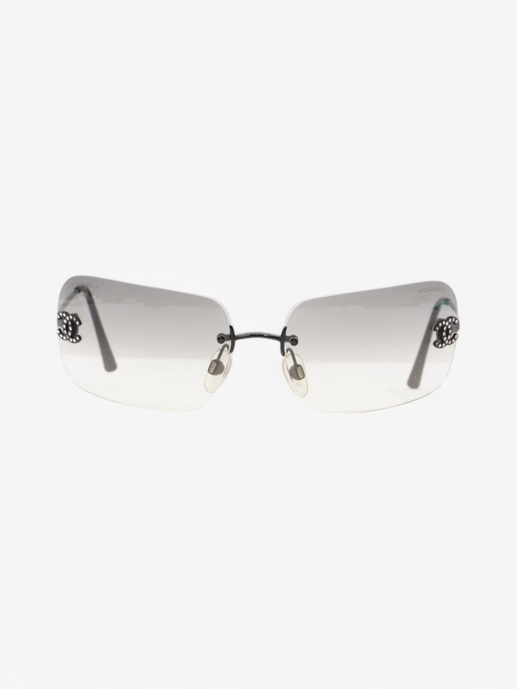 Chanel 4017-D Sunglasses Black Base Metal 120mm