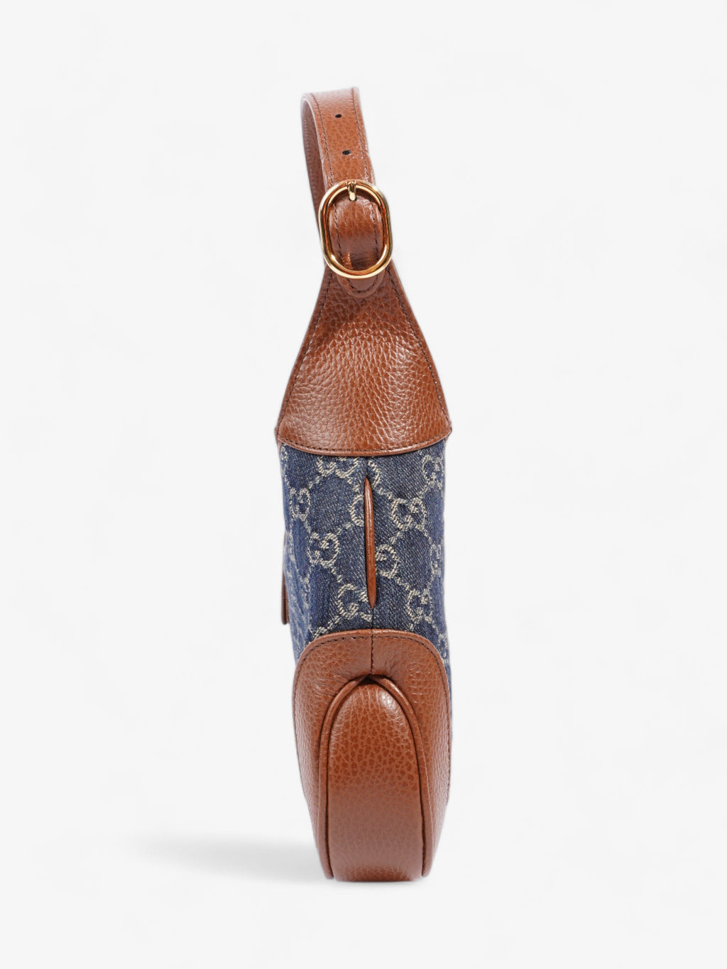 Gucci Jackie 1961 Blue / Brown Denim Small