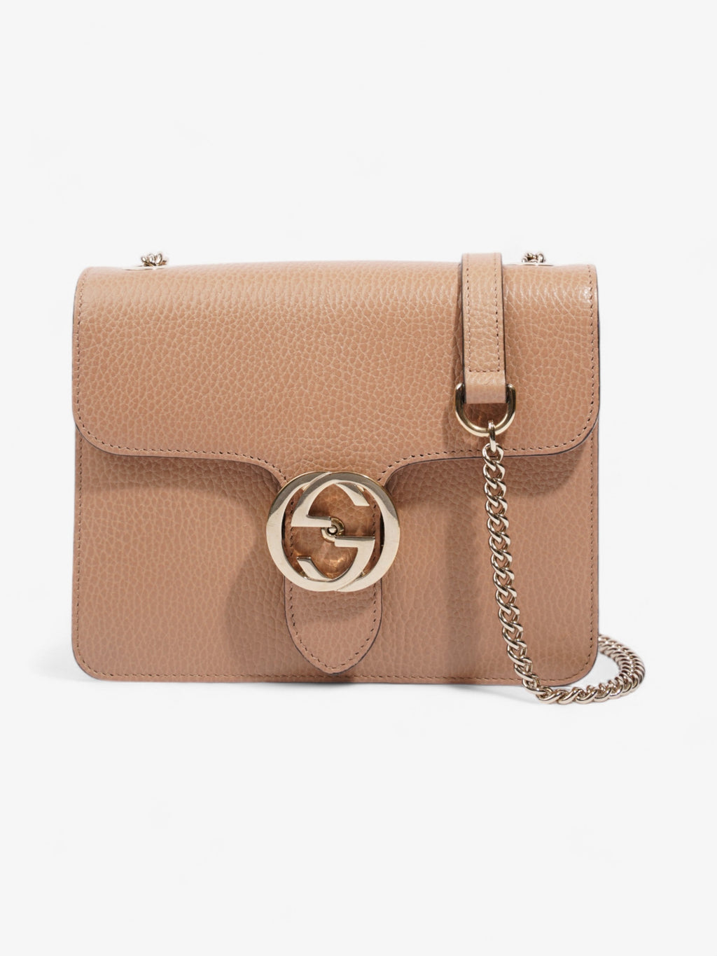 Gucci Interlocking G Chain Camel Leather