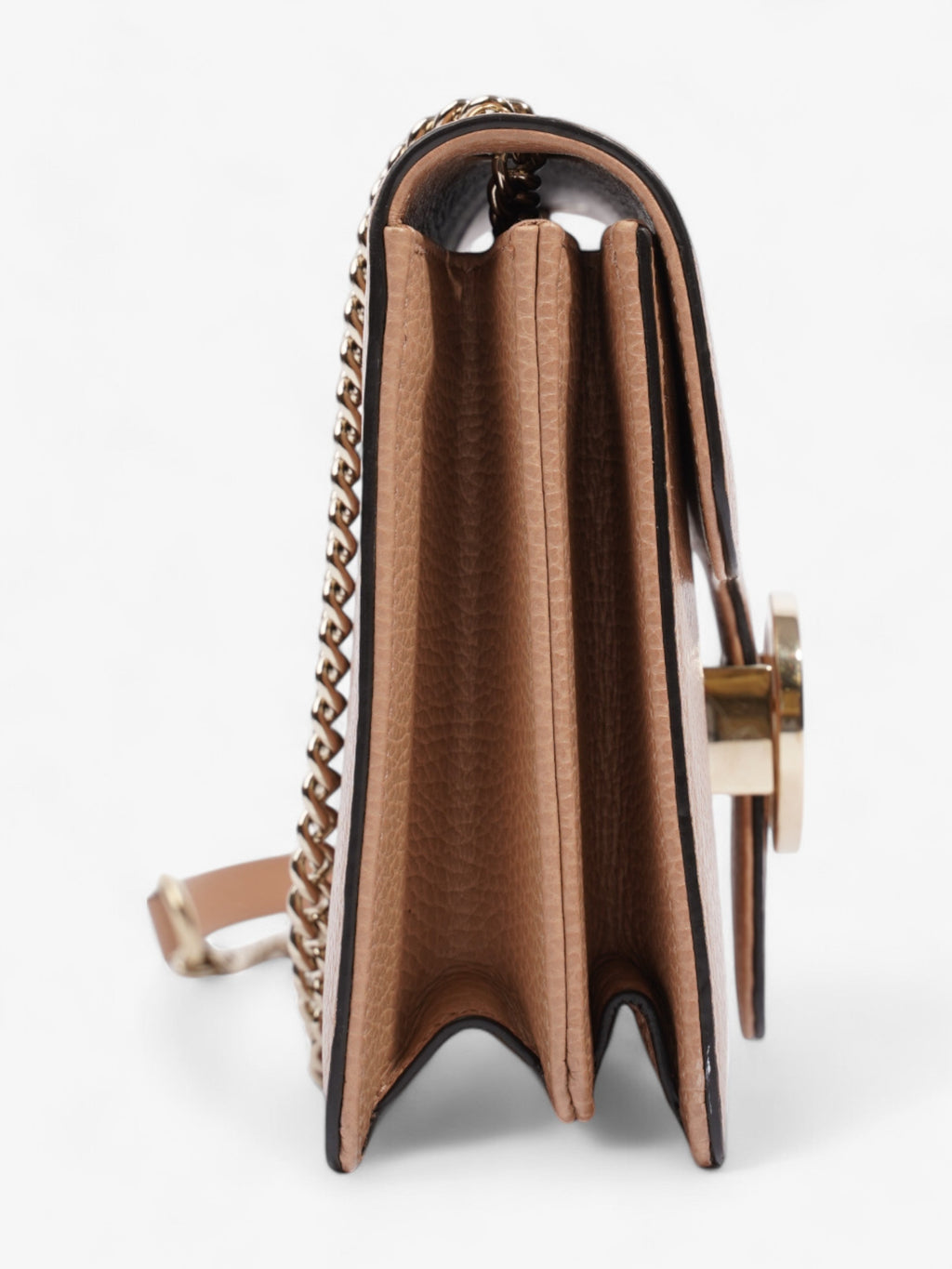 Gucci Interlocking G Chain Camel Leather