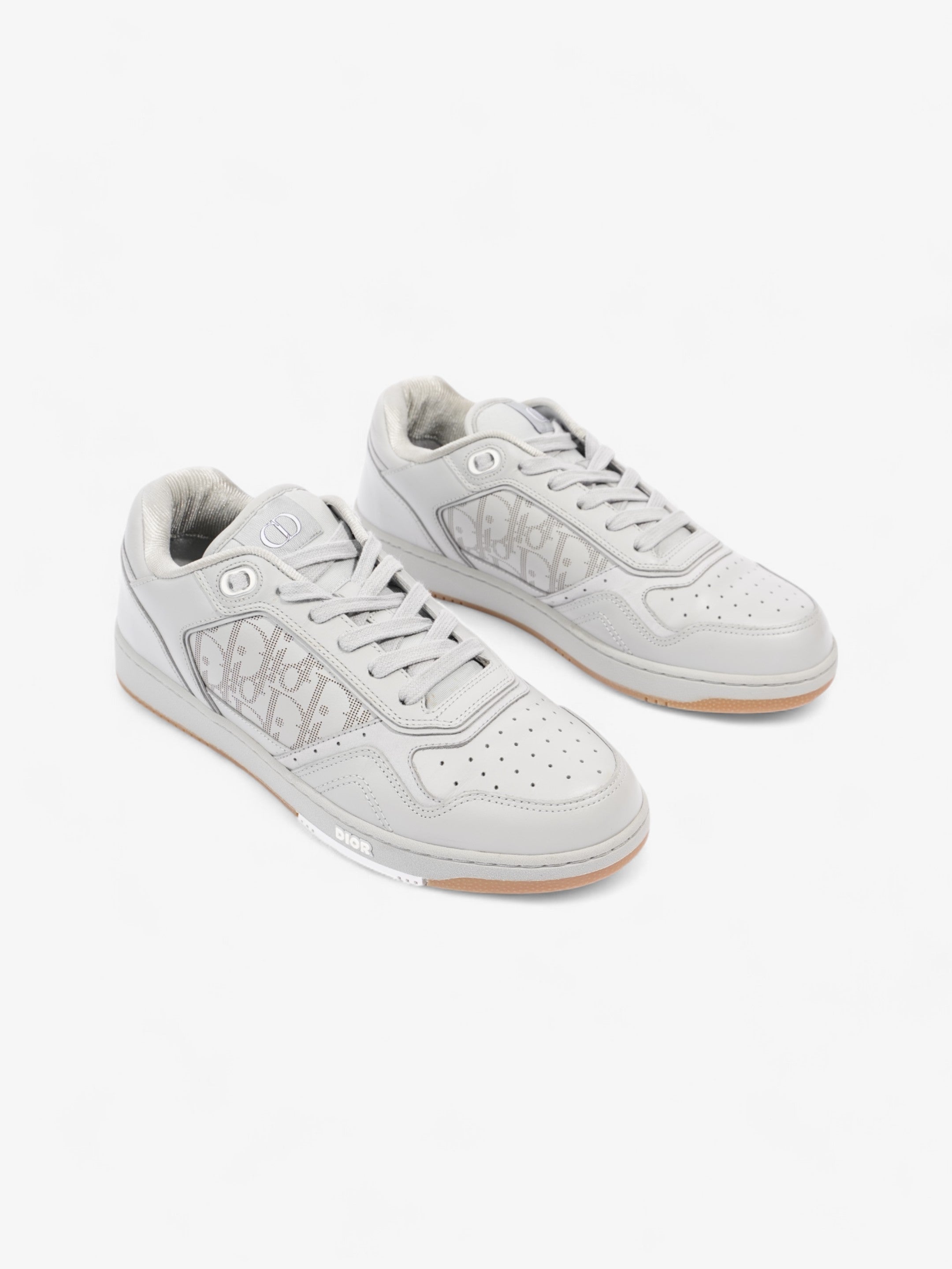Christian Dior B27 Grey / White Leather EU 42 UK 8