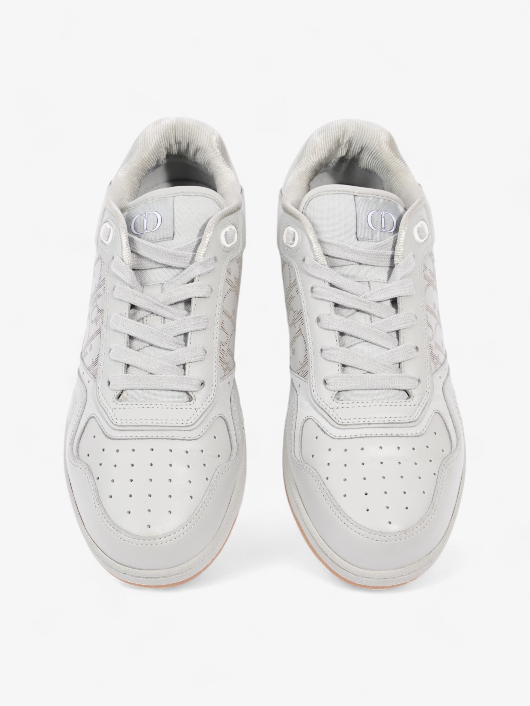 Christian Dior B27 Grey / White Leather EU 42 UK 8