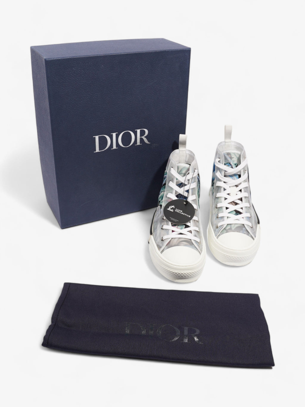 Christian Dior B23 High Sorayama Robot Multicoloured Canvas EU 42.5 UK 8.5