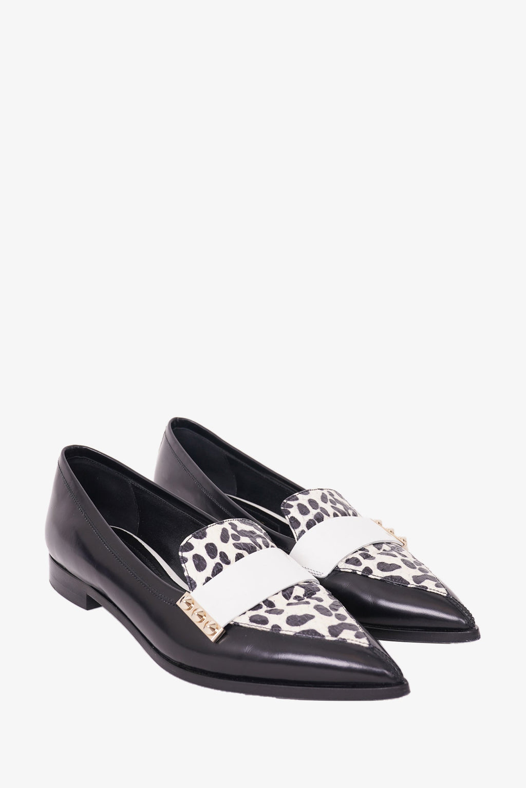 Nicholas Kirkwood Black Leather Mules Size 37