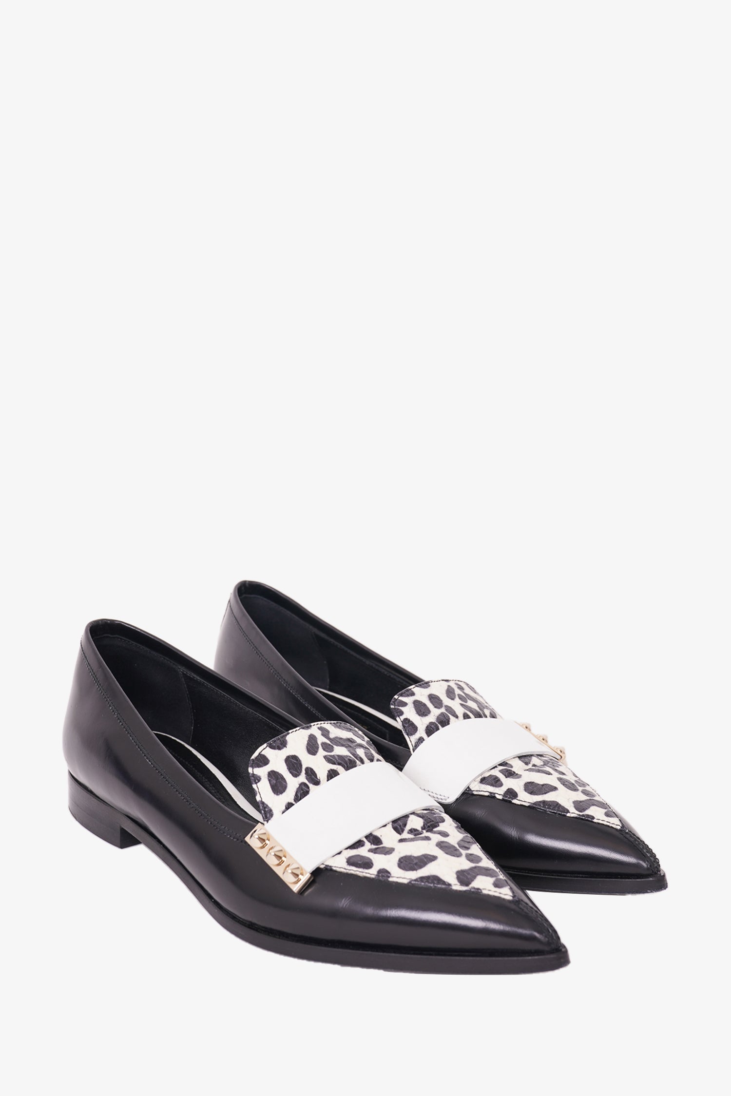 Nicholas Kirkwood Black Leather Mules Size 37