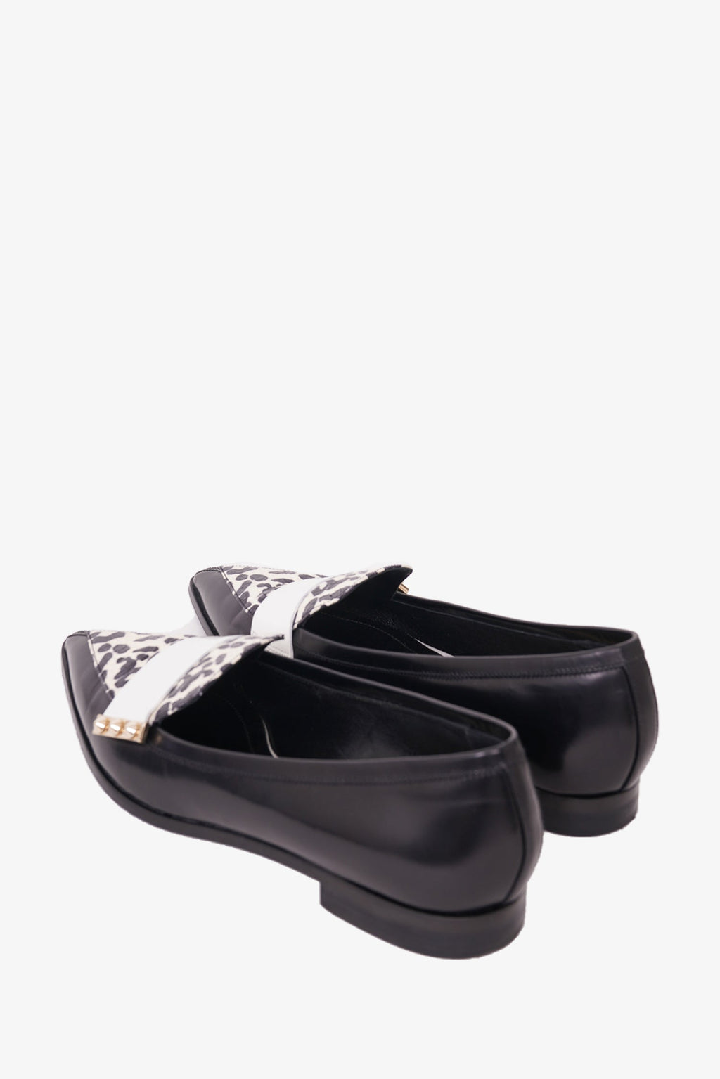 Nicholas Kirkwood Black Leather Mules Size 37