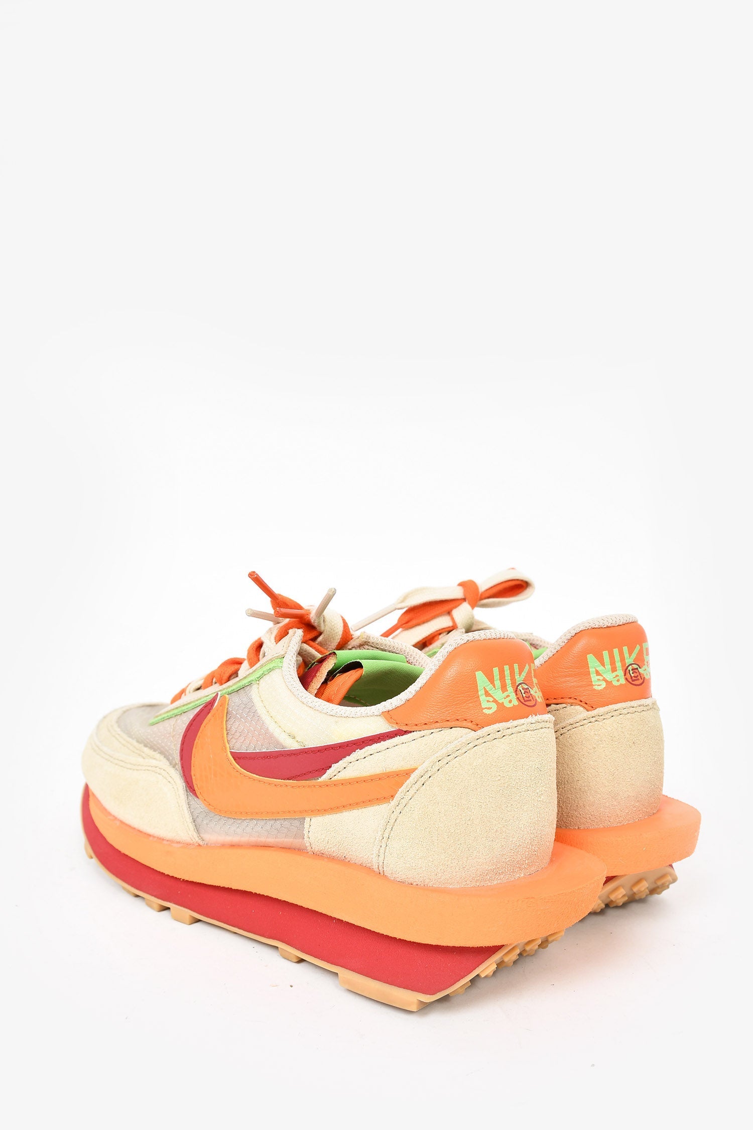 Nike x Sacai Orange/Beige 'Blazer' Sneakers Size 5.5