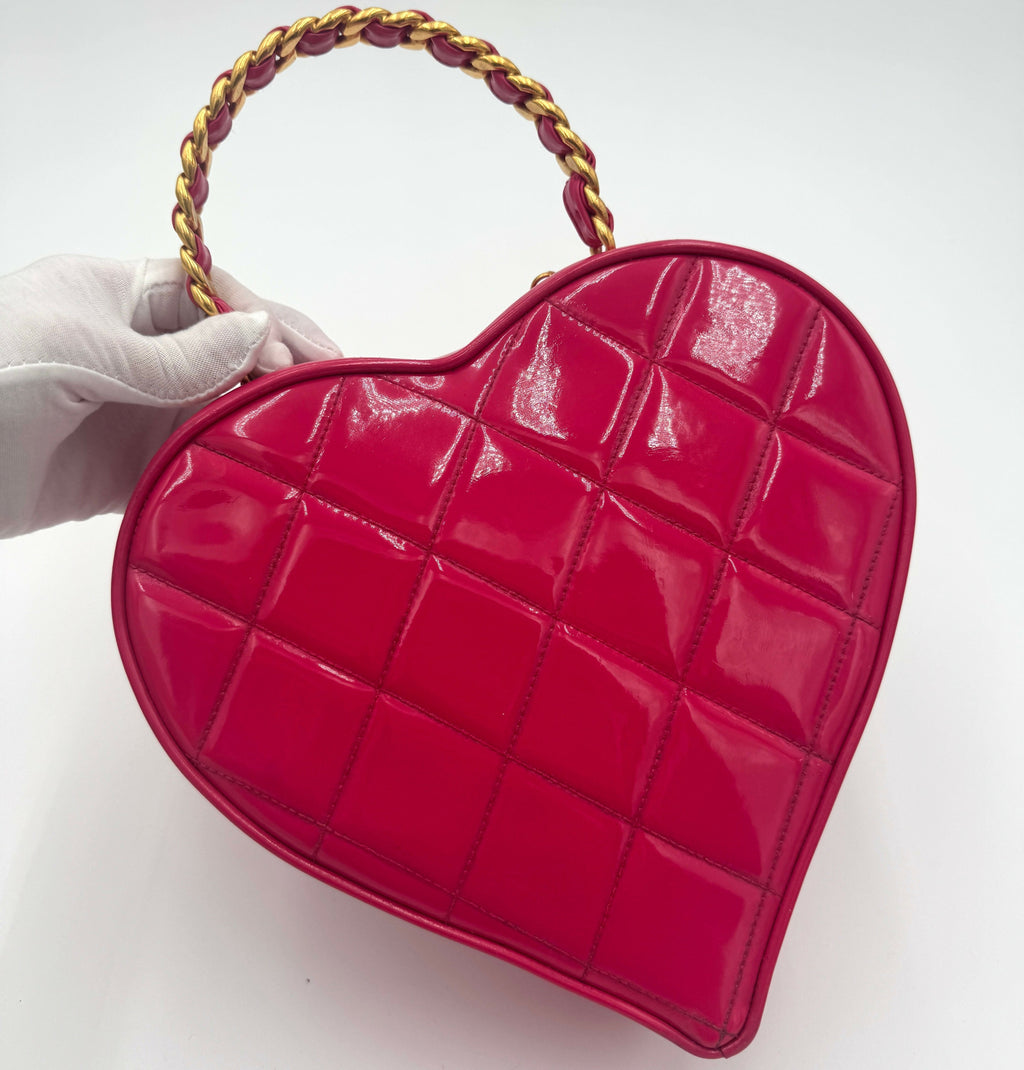 Chanel 1995 Vintage Barbie Barbie/Pink Heart Vanity Bag