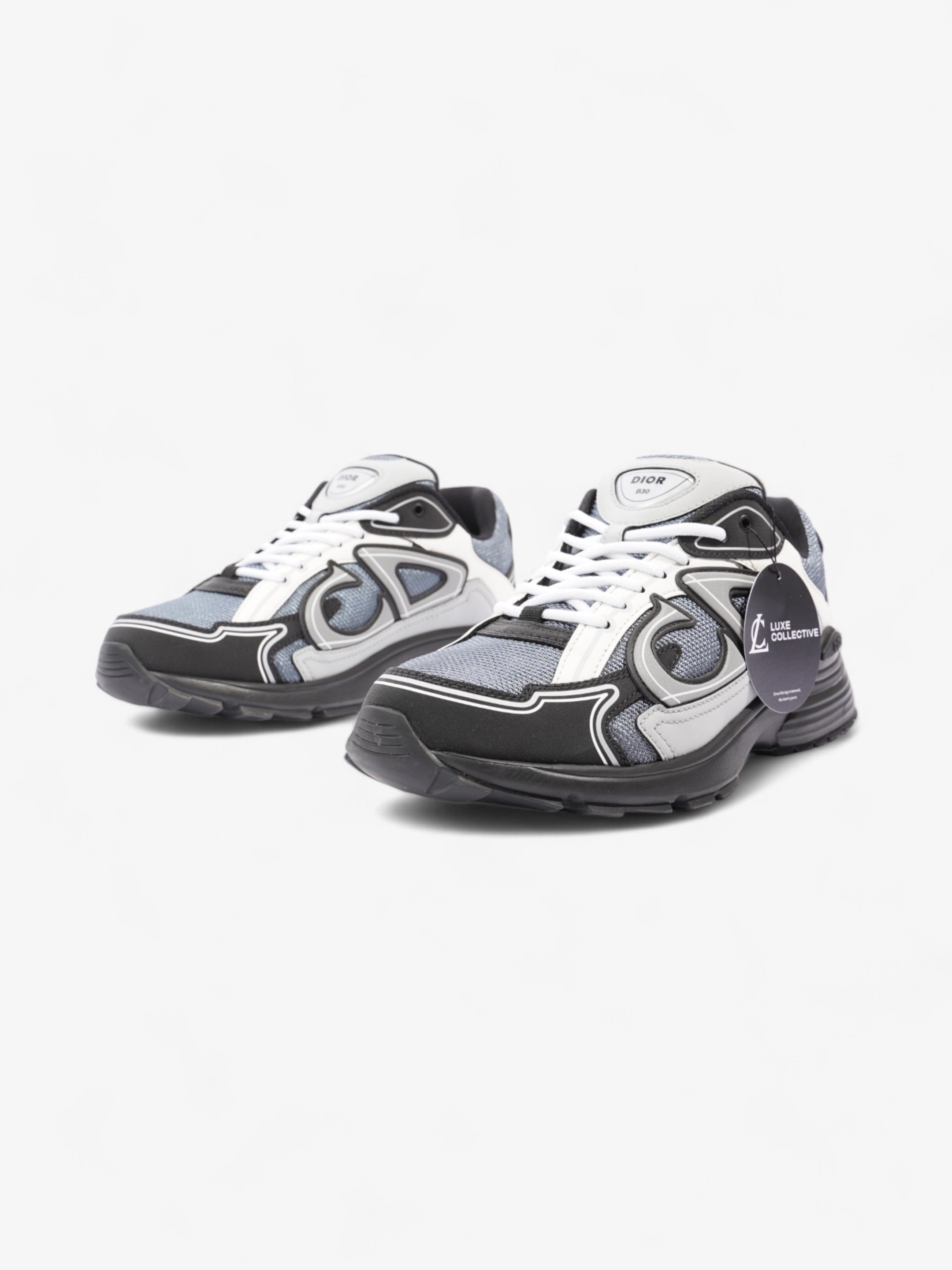 Christian Dior B30 Black / Blue / Grey Mesh EU 42 UK 8