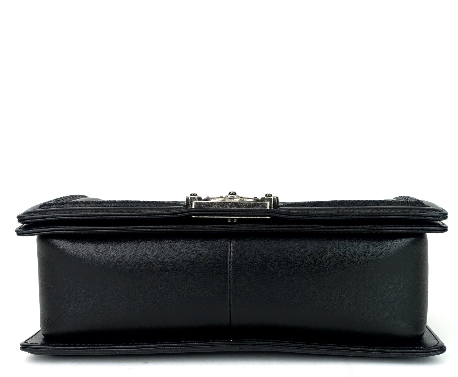 Chanel Boy Lattice Weave New Medium Leather Bag