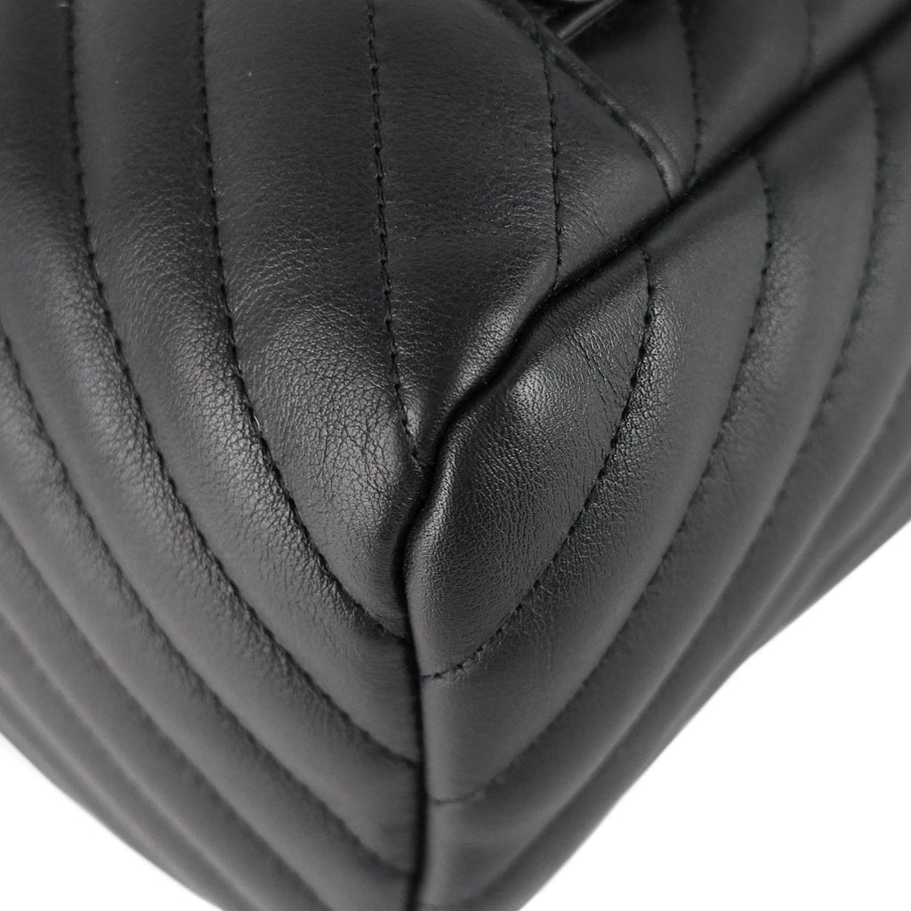 Chanel Urban Spirit Large Chevron Calfskin Backpack Bag