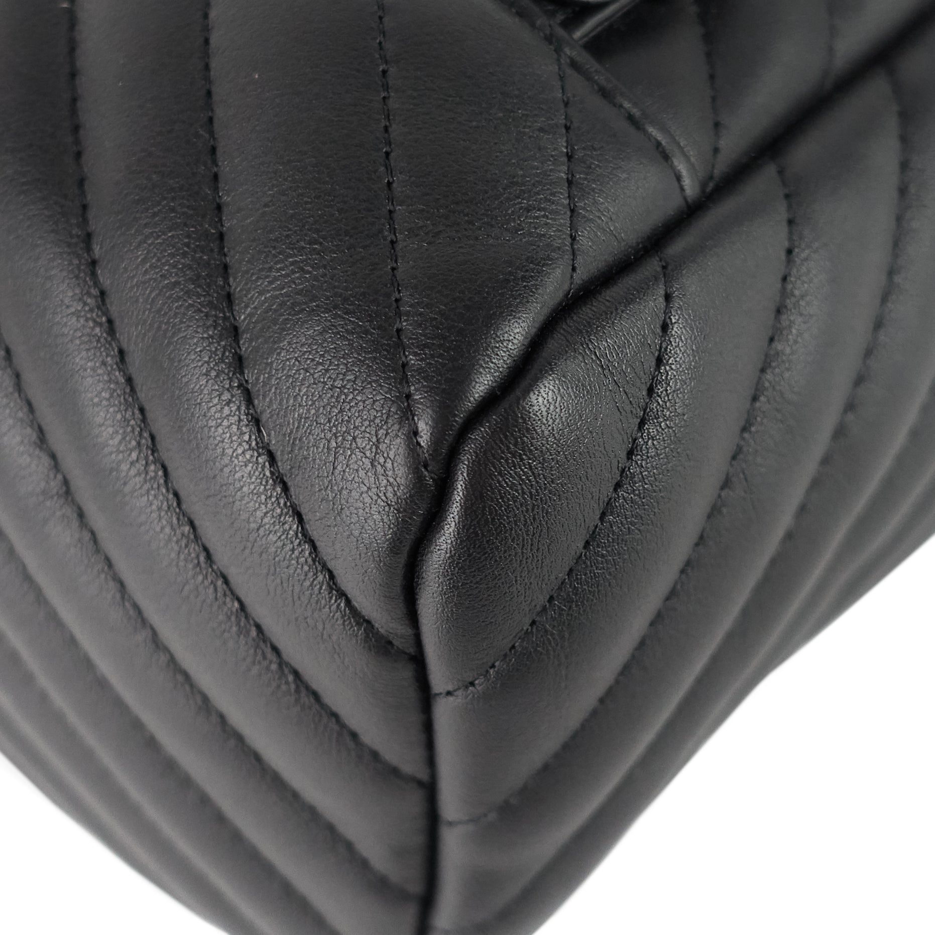 Chanel Urban Spirit Large Chevron Calfskin Backpack Bag