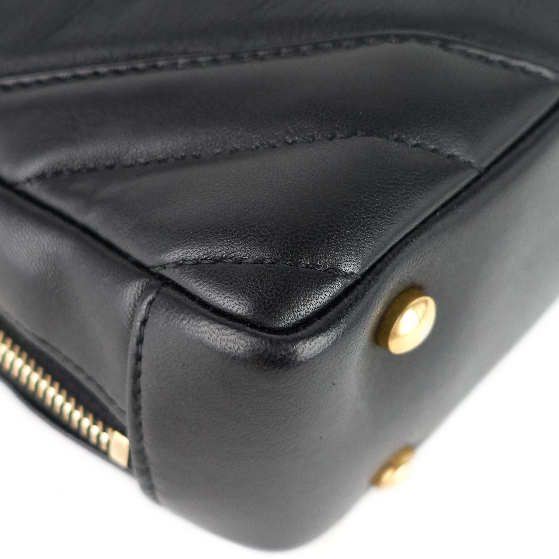Chanel Chevron Quilted Lambskin Leather Camera Bag