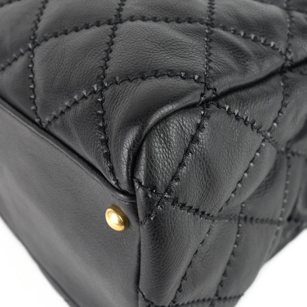 Chanel Retro Chain Large Calfskin Leather Shopping Tote Bag