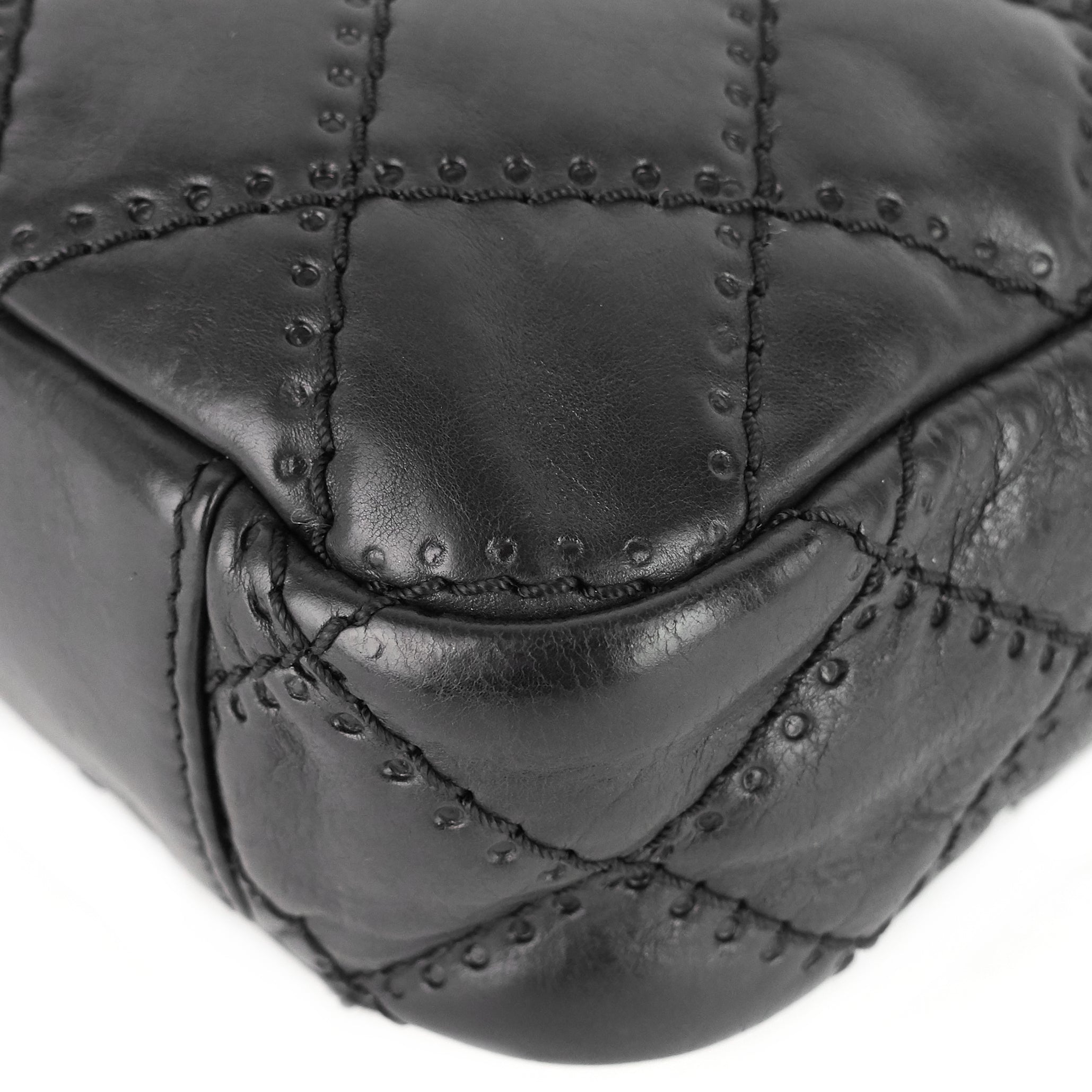 Chanel Retro Chain Medium Calfskin Leather Flap Bag