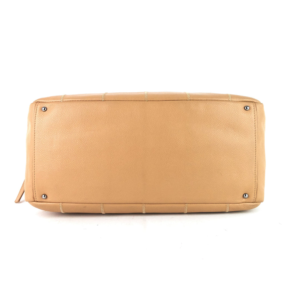 Chanel Choco Bar Caviar Shoulder Bag
