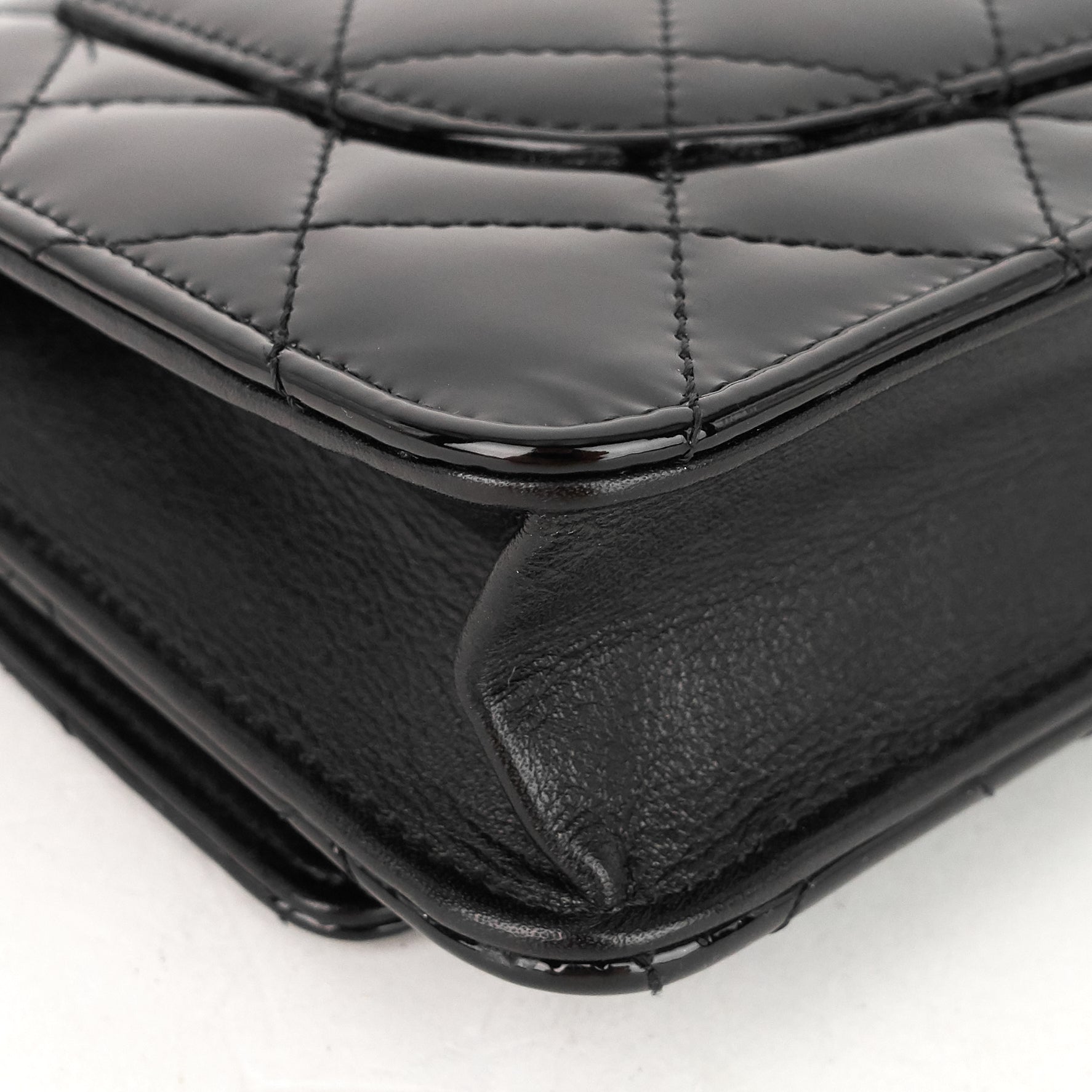 Chanel Patent Leather Wallet on Chain Bag