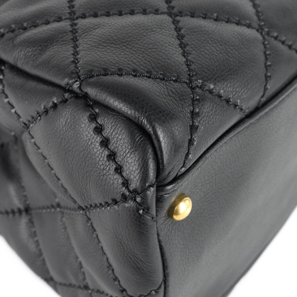 Chanel Retro Chain Large Calfskin Leather Shopping Tote Bag