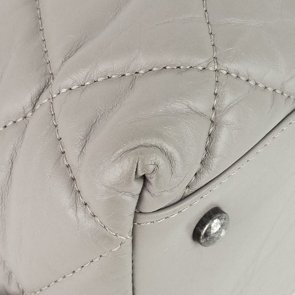 Chanel Aged Calfskin Small Bowling Bag