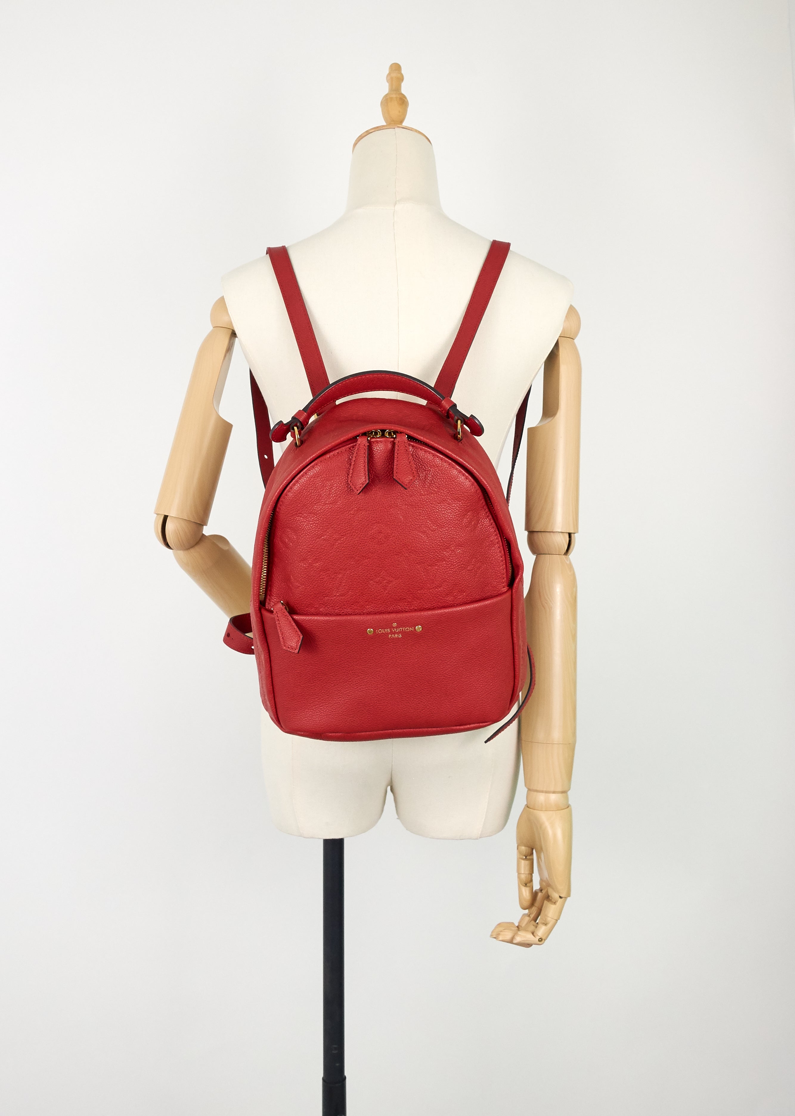 Louis Vuitto Sorbonne Monogram Empreinte Leather Backpack