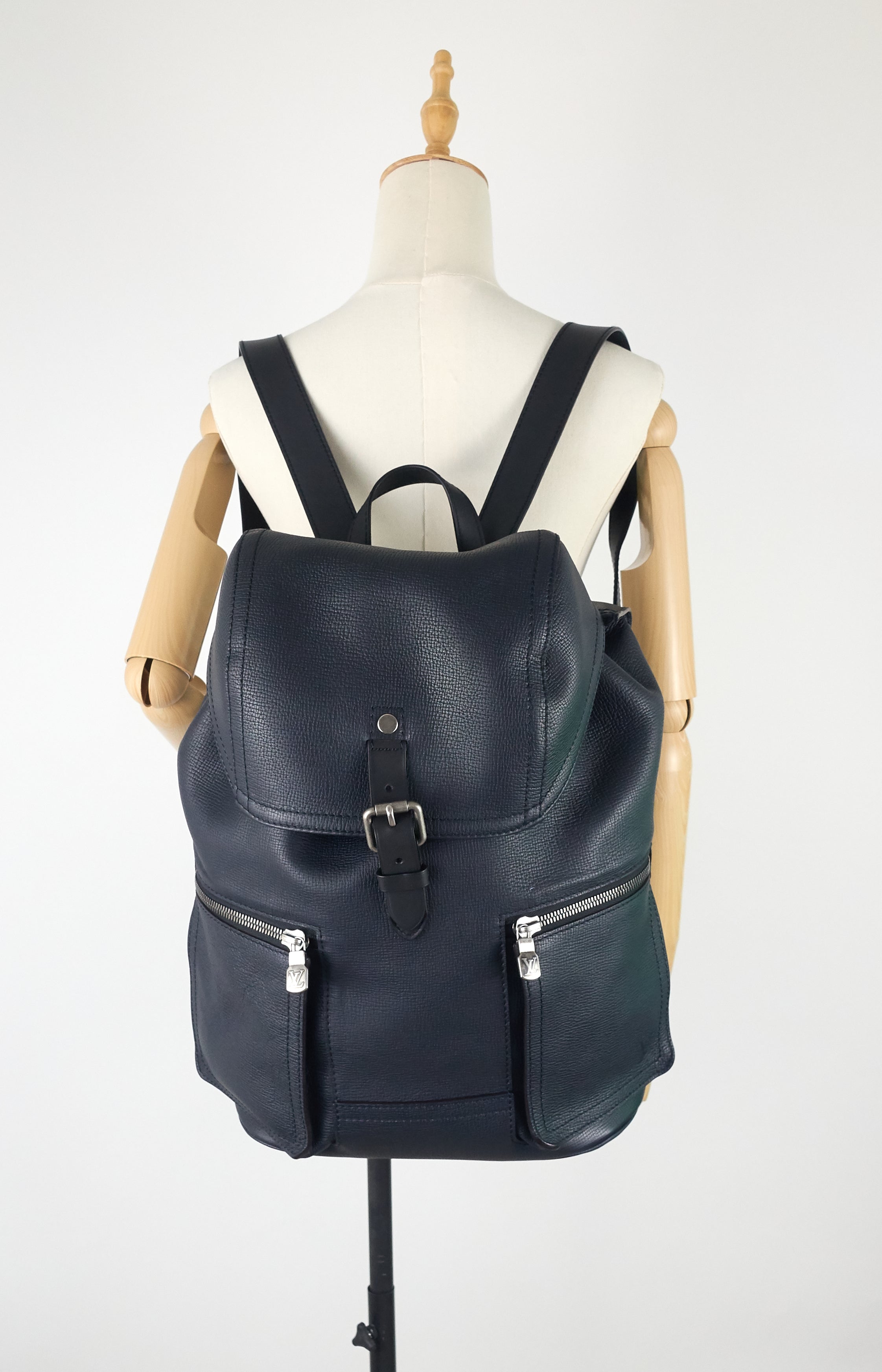 Louis Vuitto Canyon Utah Leather Backpack Bag
