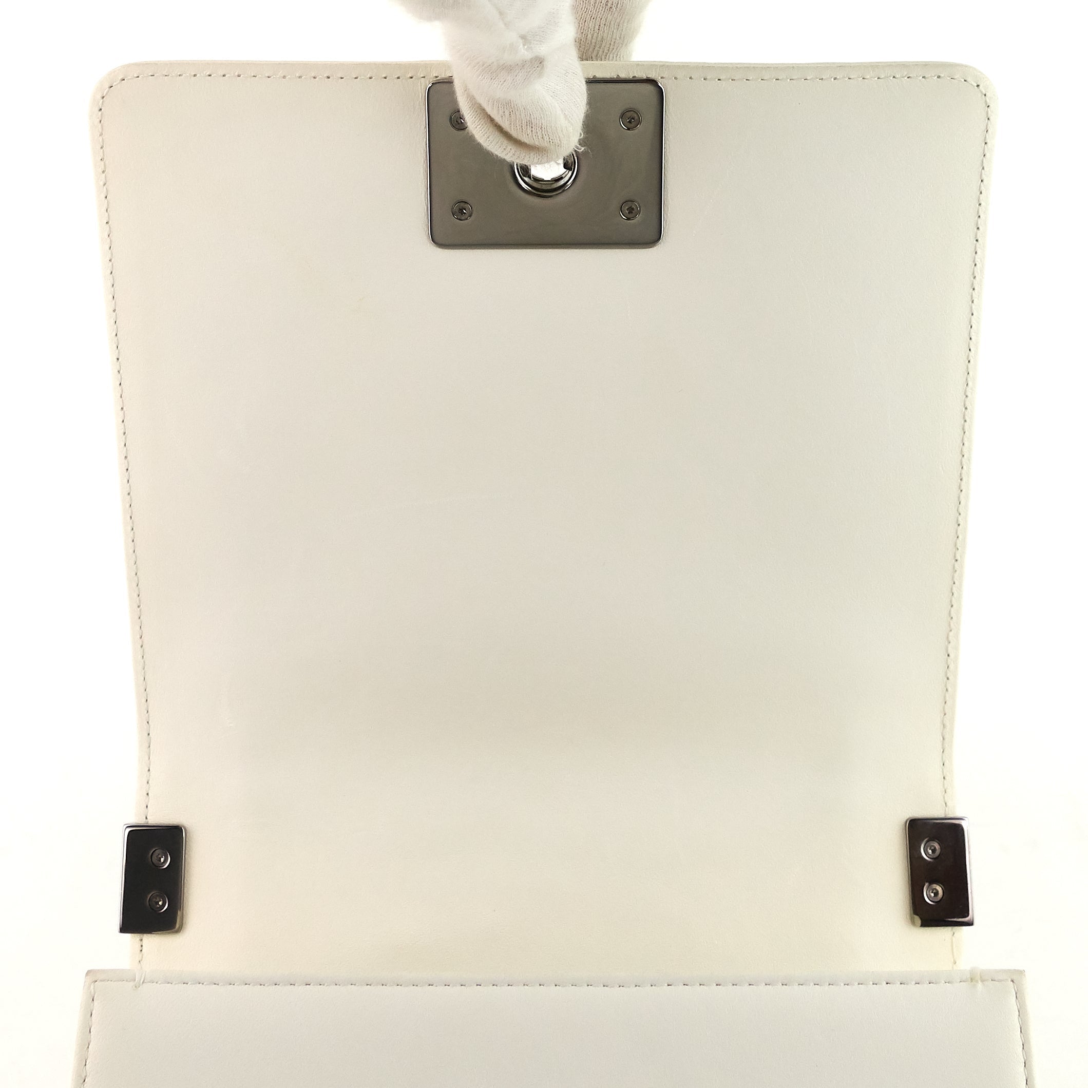 Chanel No 5 Graffiti Lambskin Leather Boy Bag
