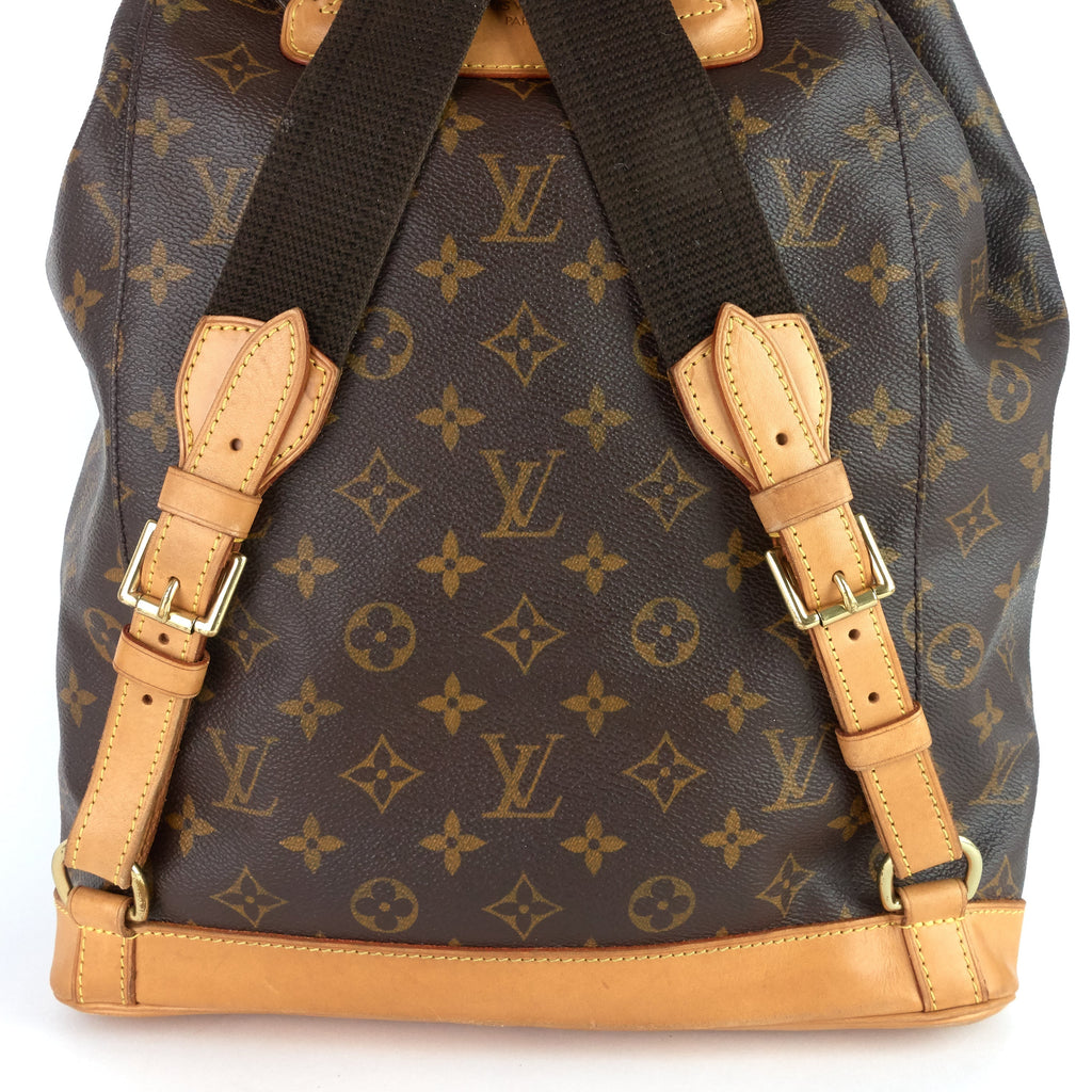Louis Vuitto Montsouris GM Monogram Canvas Backpack Bag