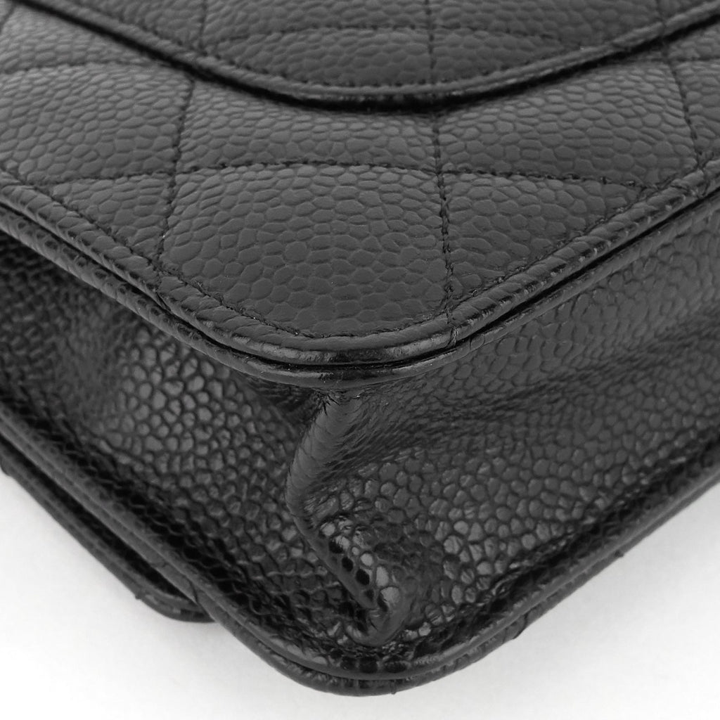Chanel Wallet on Chain Caviar Leather Bag