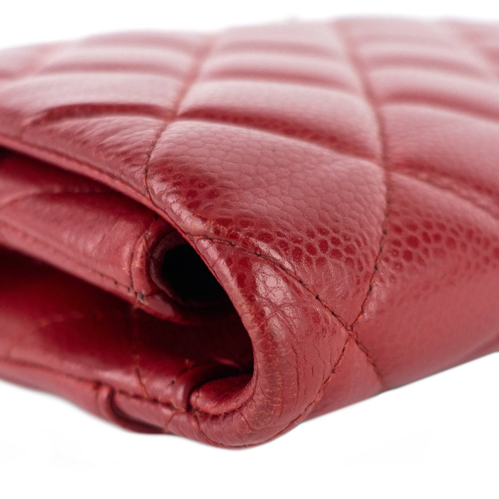 Chanel Quilted Caviar New Clutch with Chain Bag