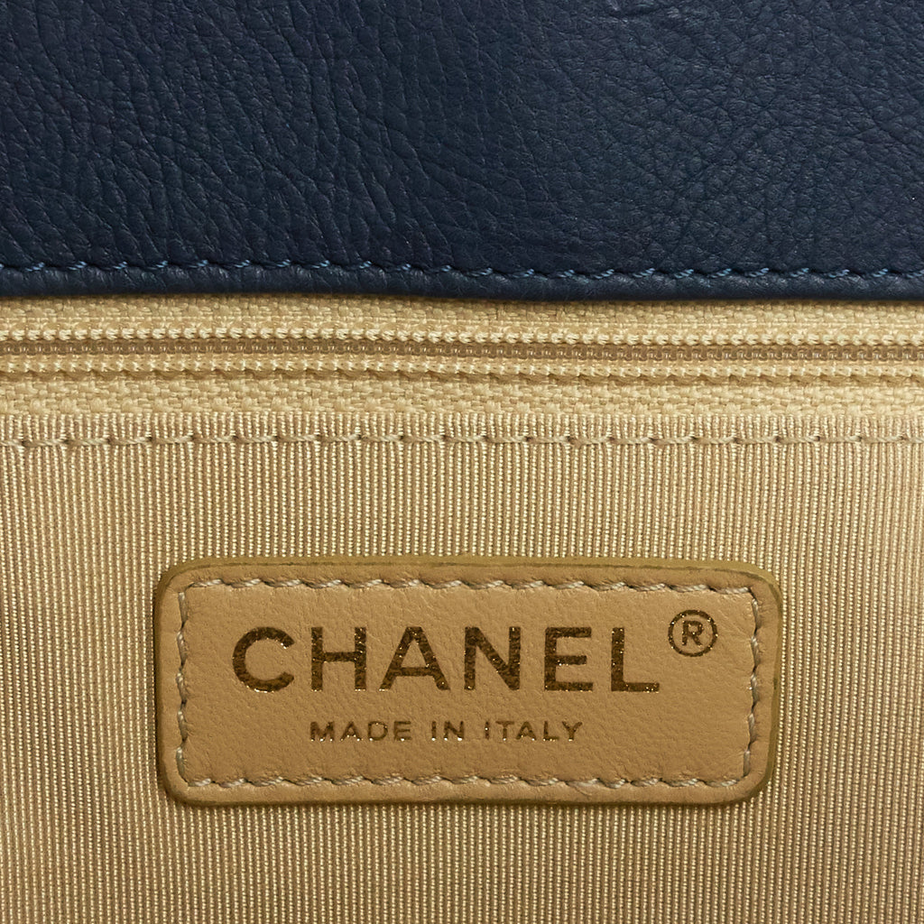Chanel CC Crown Medium Calfskin Tote Bag
