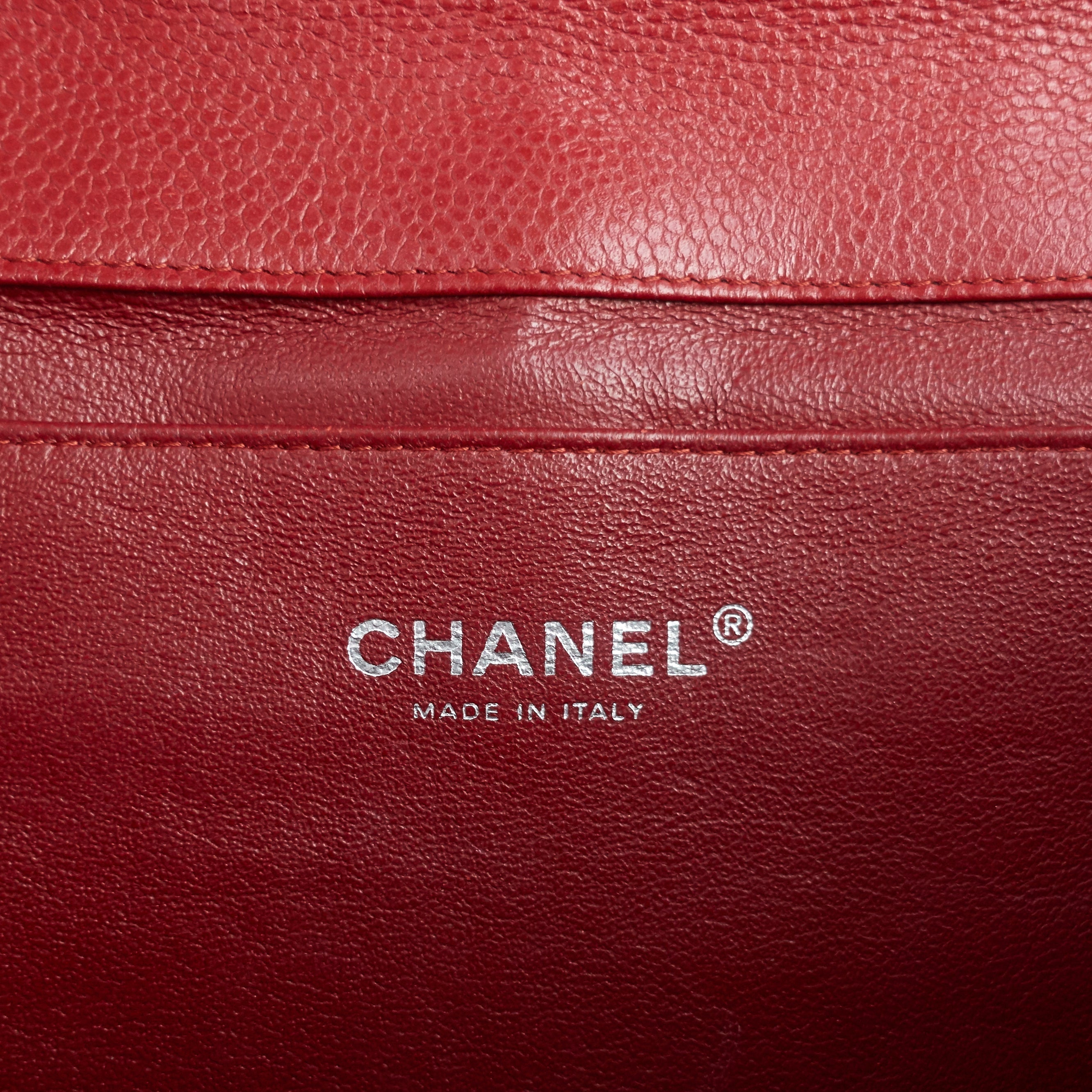 Chanel Quilted Caviar New Clutch with Chain Bag
